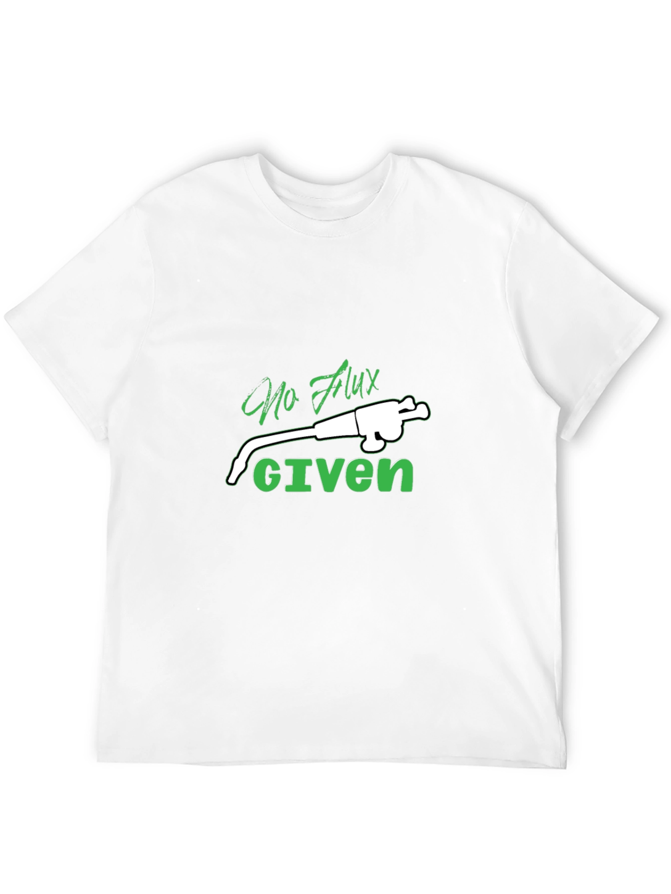No Flux Given Black T-Shirt