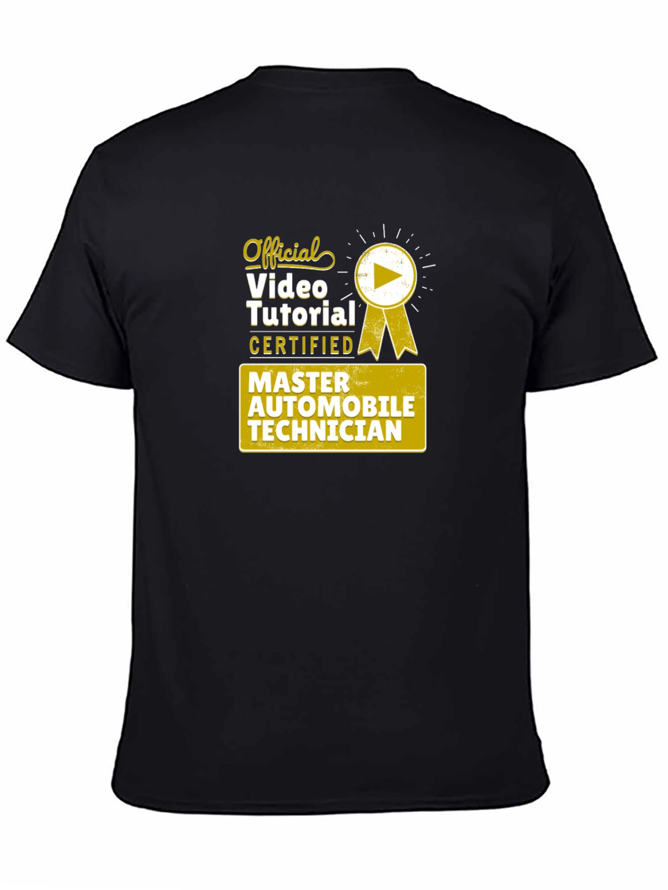 Master Automobile Technician Certified Video Tutorial T-Shirt