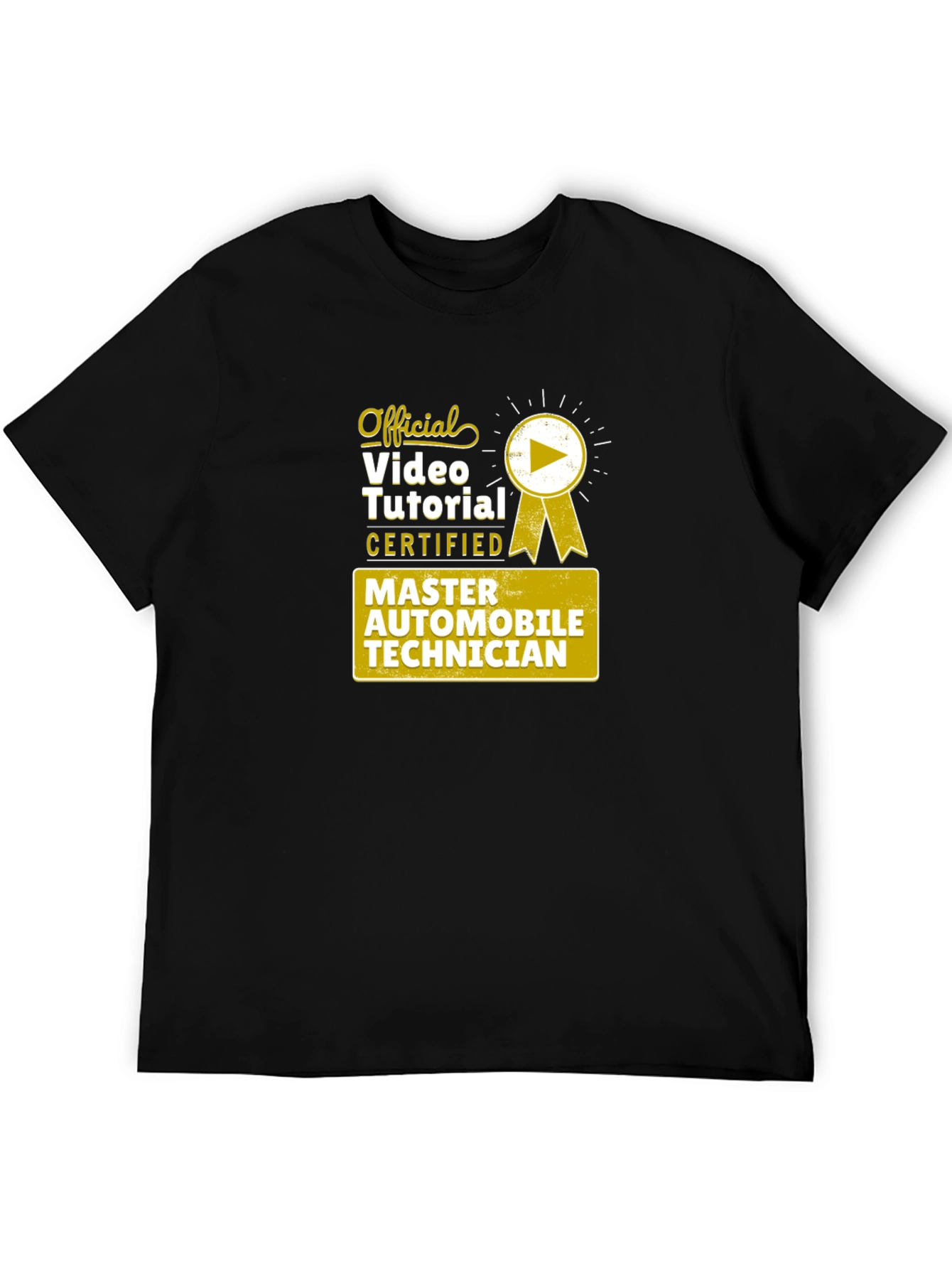 Master Automobile Technician Certified Video Tutorial T-Shirt