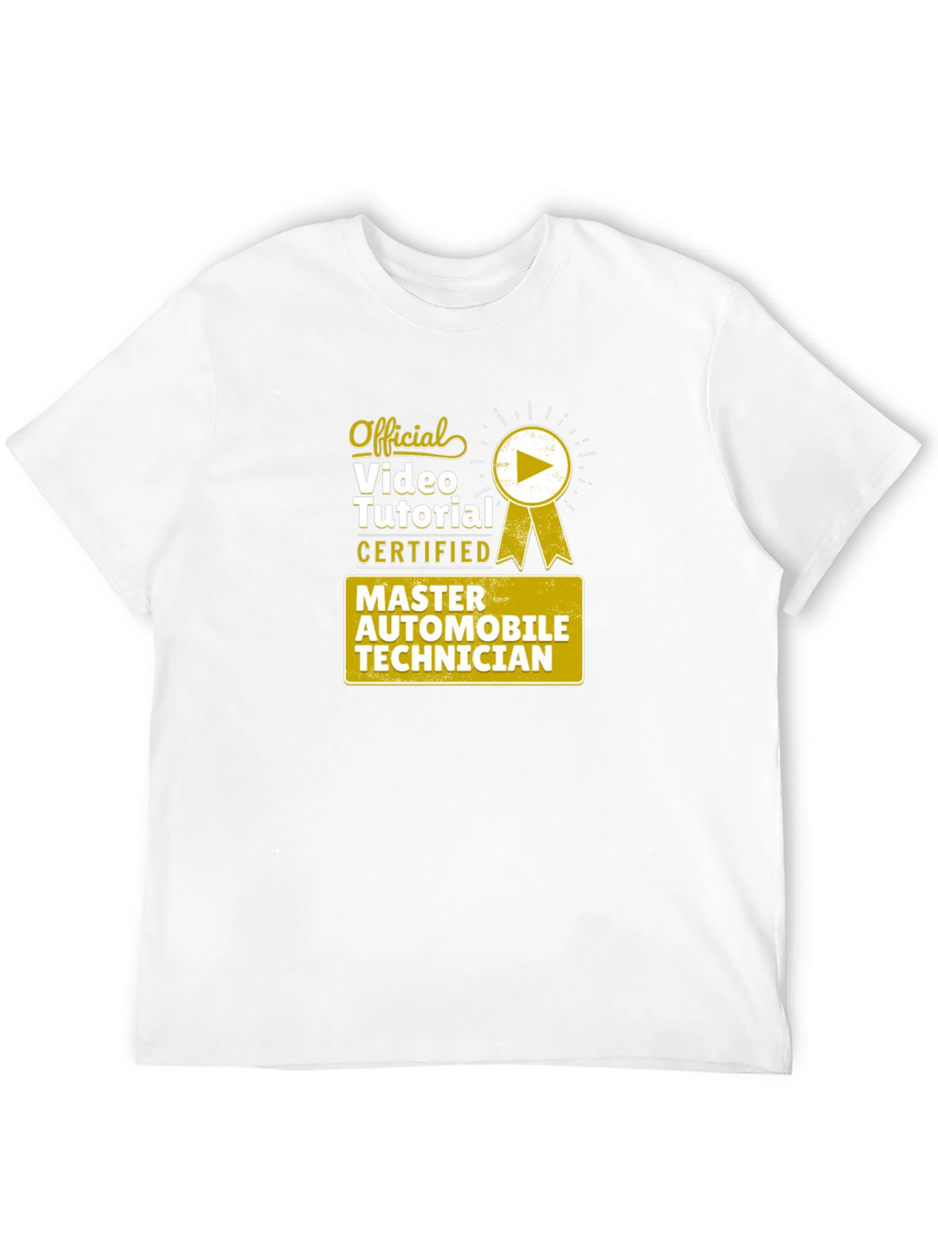 Master Automobile Technician Certified Video Tutorial T-Shirt