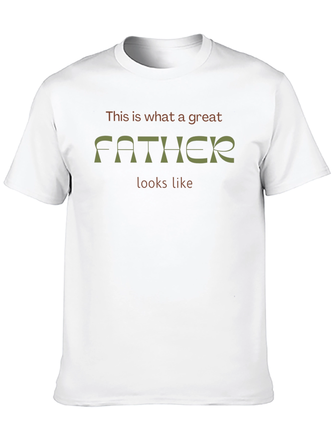 Great Father T-Shirt - Stylish Dad Apparel