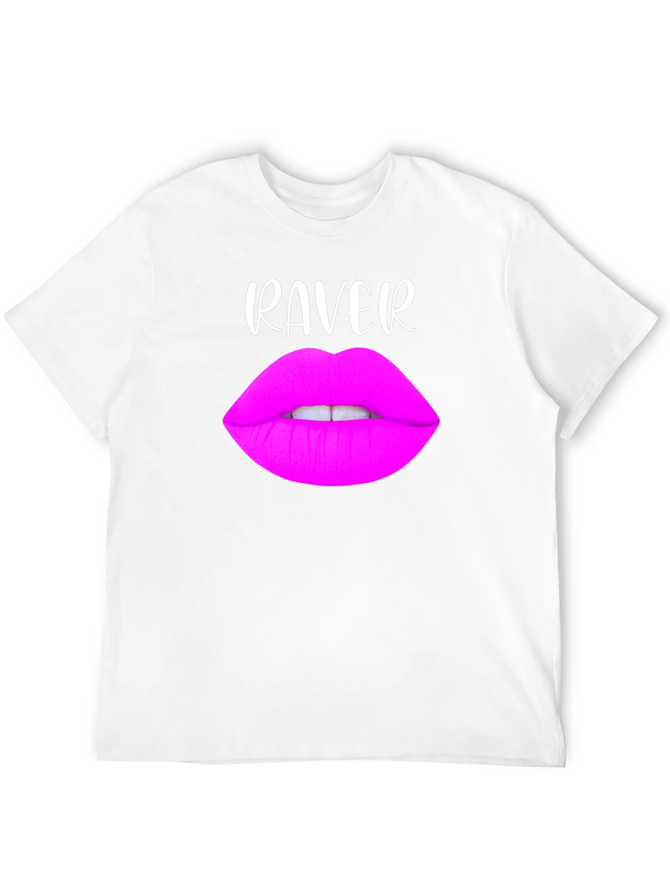 Raver Lips Graphic Tee - Black
