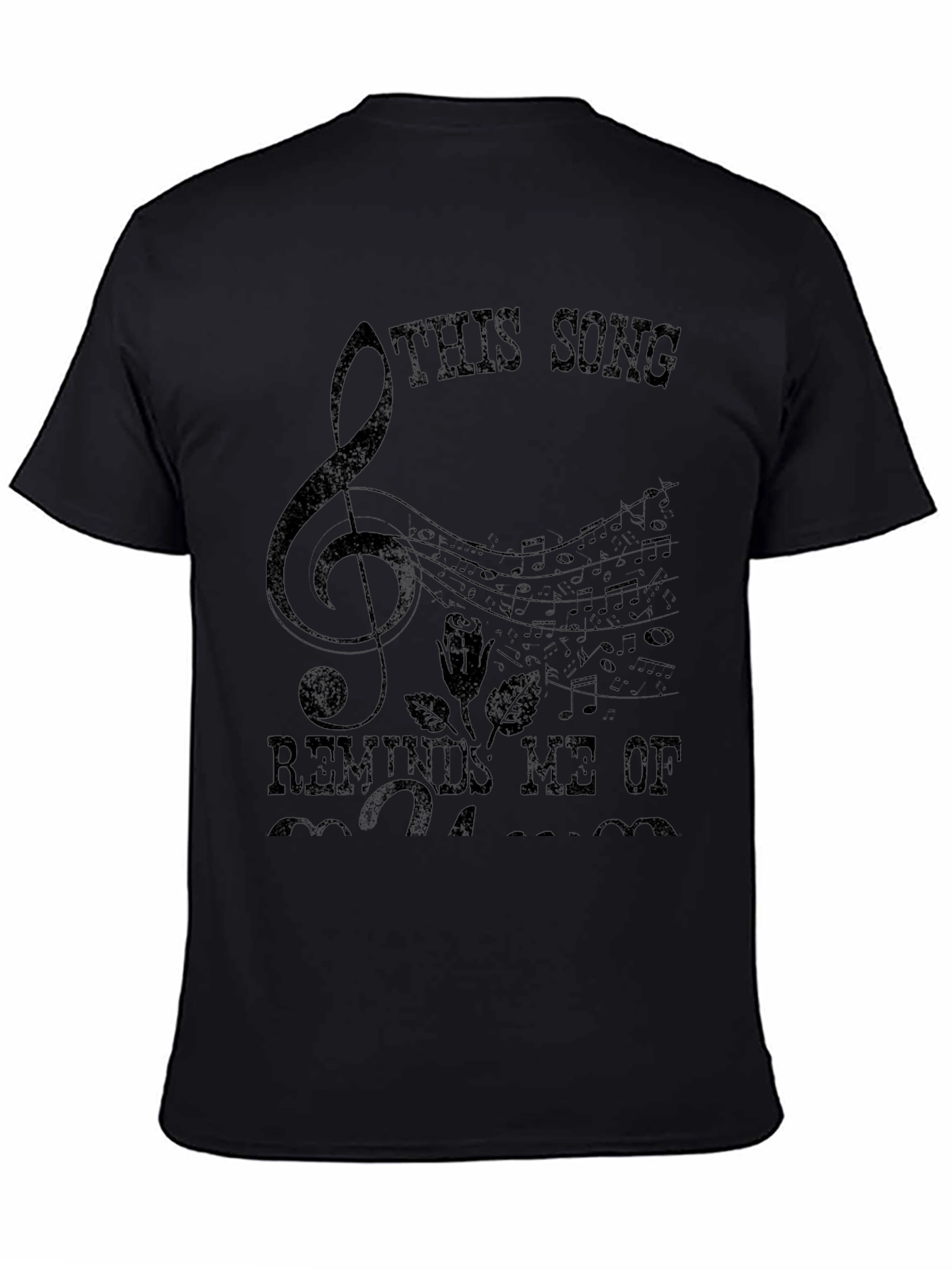 Musical Memory Black T-Shirt