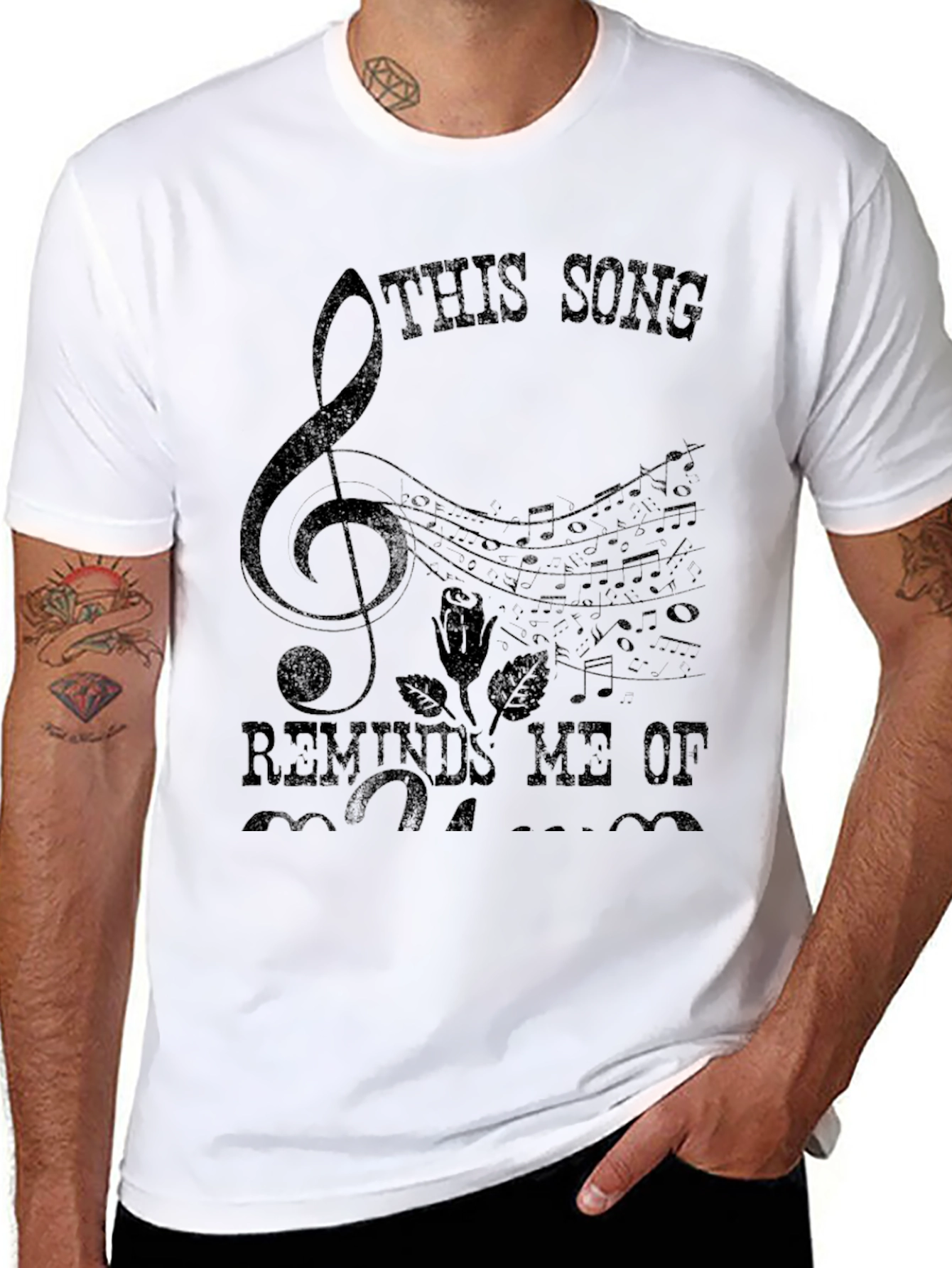 Musical Memory Black T-Shirt