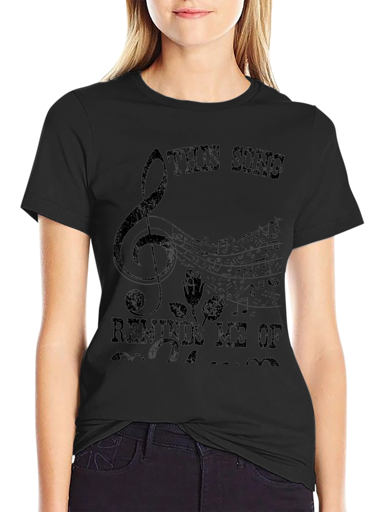Musical Memory Black T-Shirt