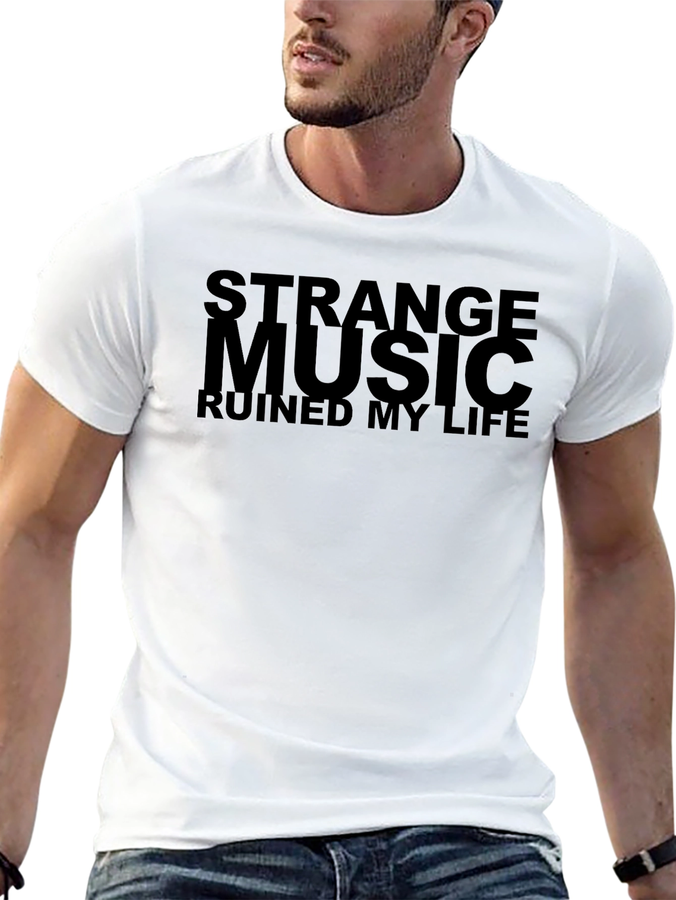 Strange Music Ruined My Life Graphic Tee