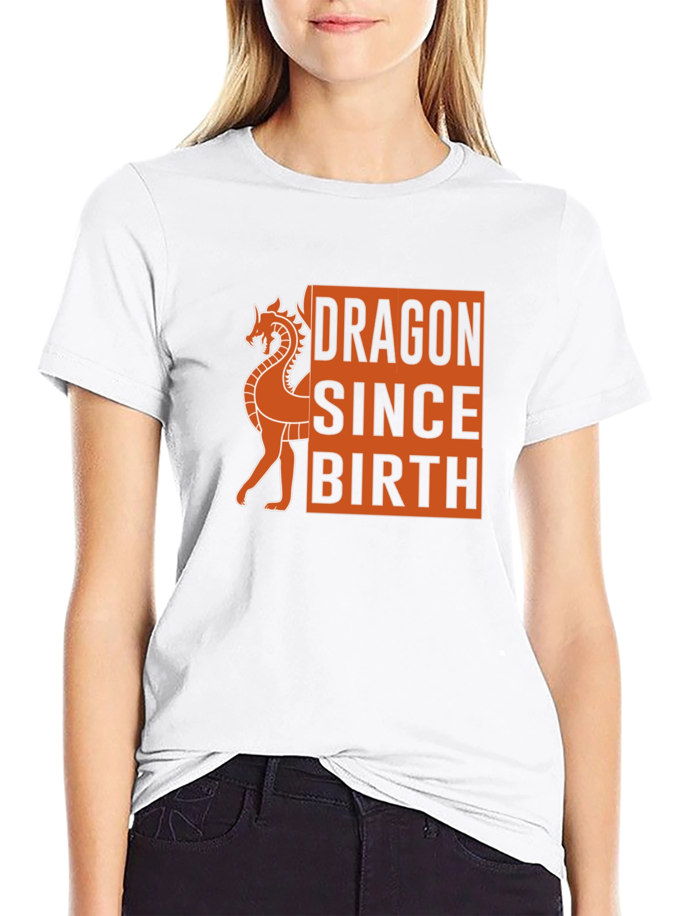 Dragon Since Birth Graphic Tee - Black