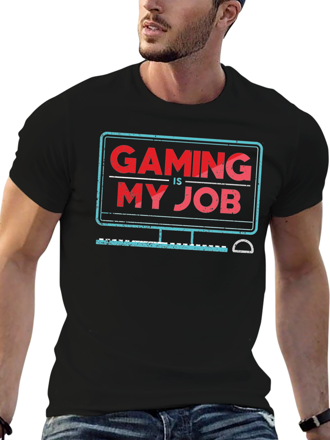 Gaming is My Job Graphic T-Shirt