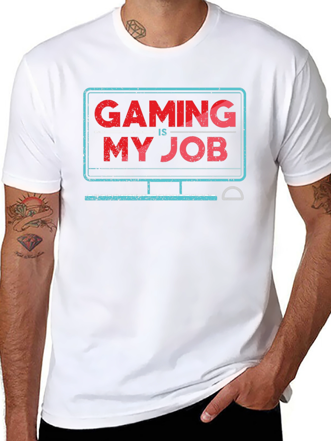 Gaming is My Job Graphic T-Shirt
