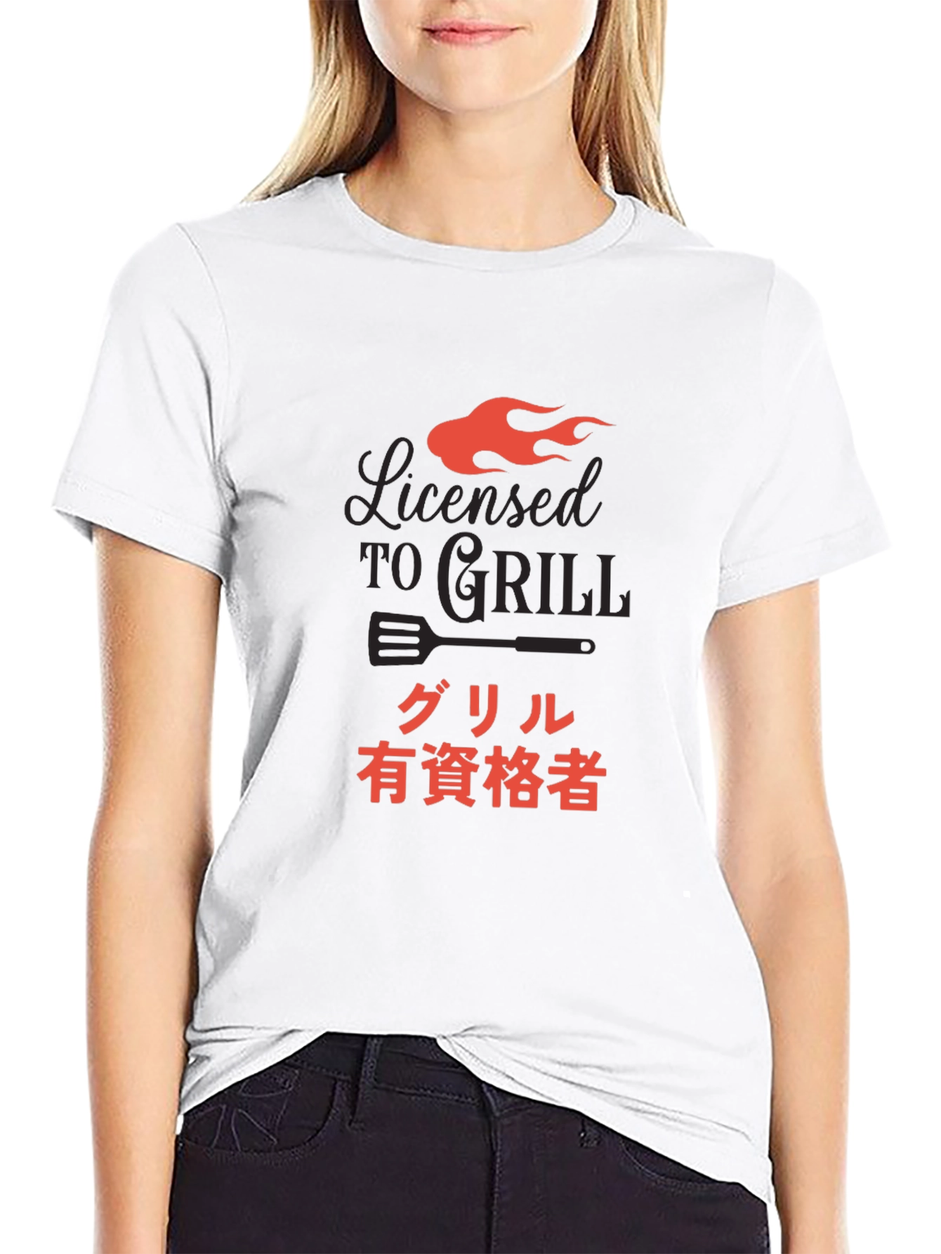 Licensed to Grill Graphic T-Shirt - Black