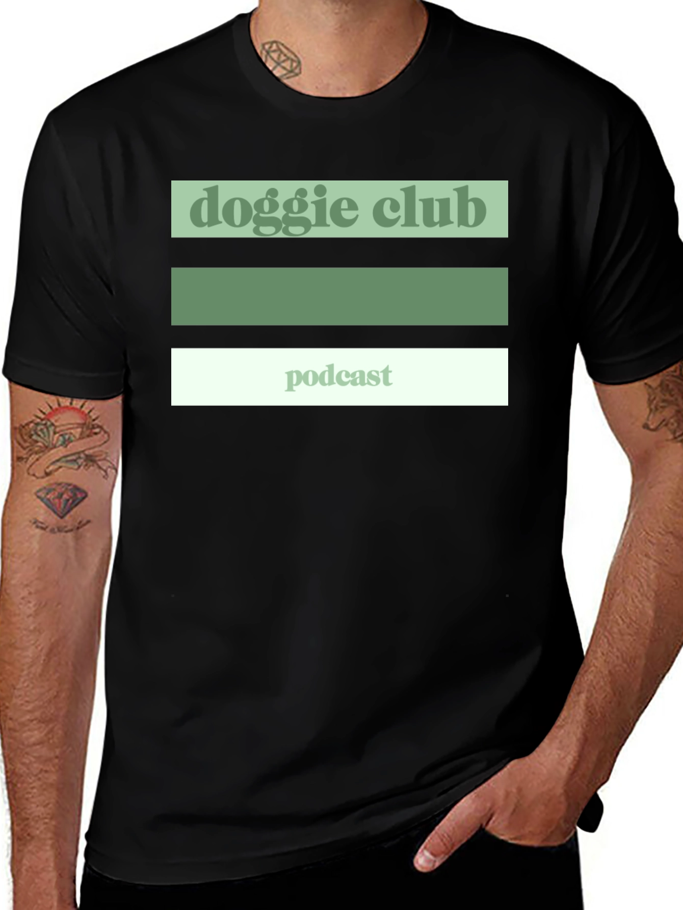 Doggie Club Podcast Graphic Tee
