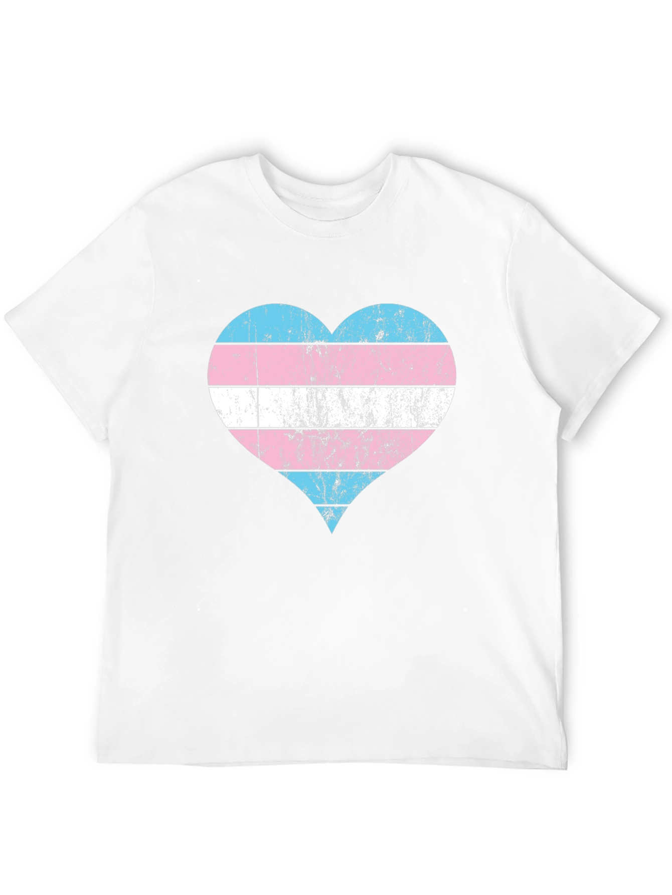 Transgender Pride Flag Heart T-Shirt