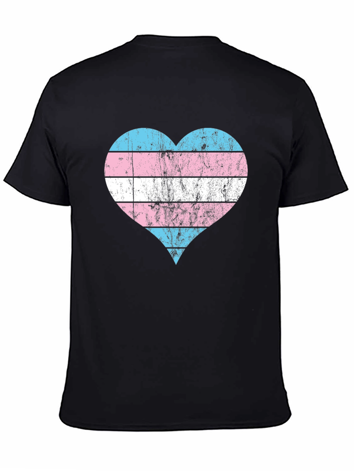 Transgender Pride Flag Heart T-Shirt