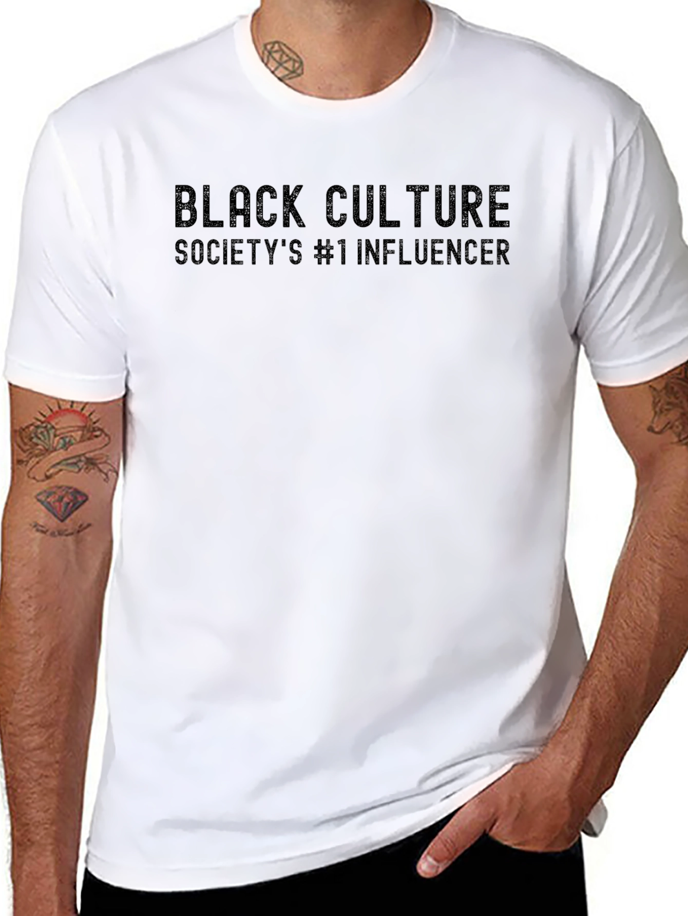 Black Culture Influencer Graphic Tee