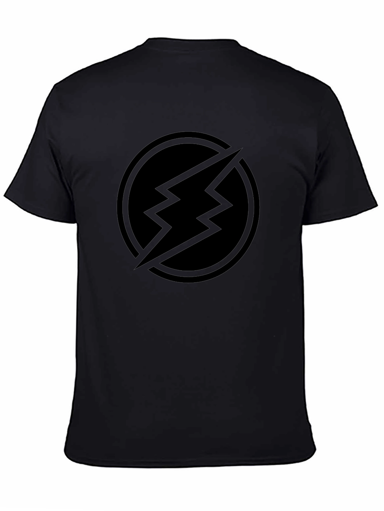 Black Flash Symbol T-Shirt - Dark Superhero Style