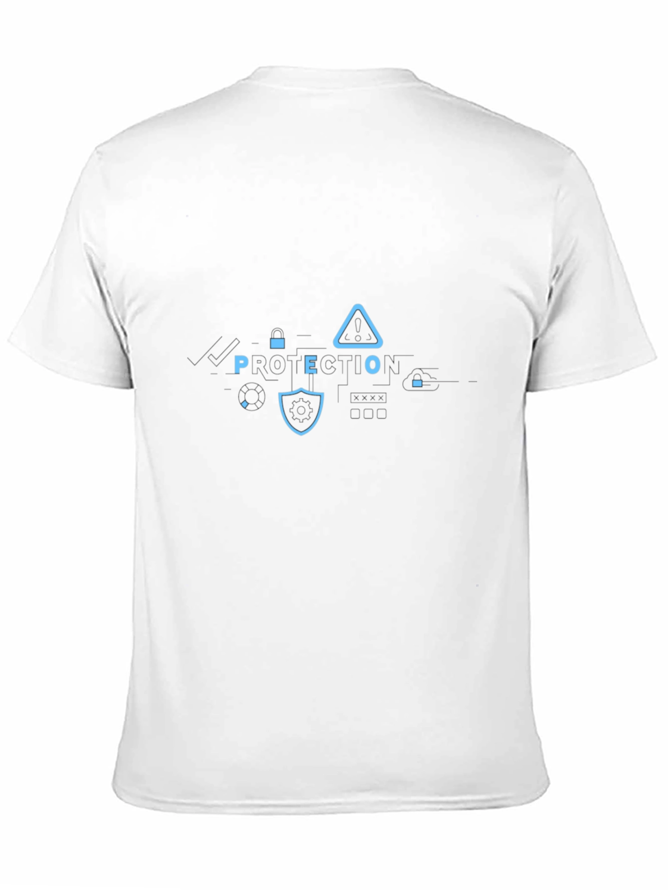 Geometric Graphic Tee - Modern Casual Wear
