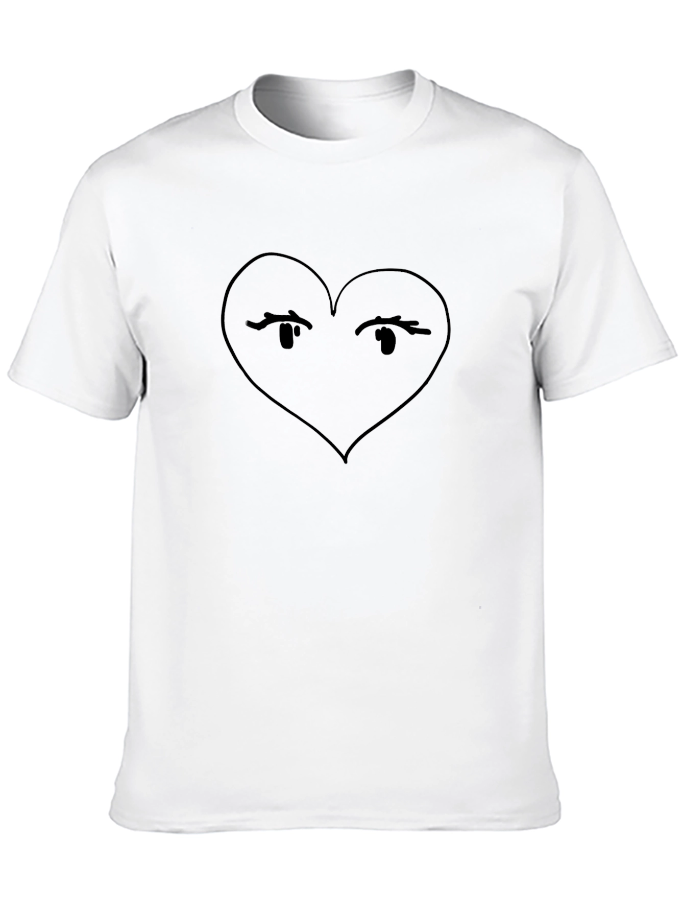 Heart Eyes T-Shirt - Modern Graphic Tee