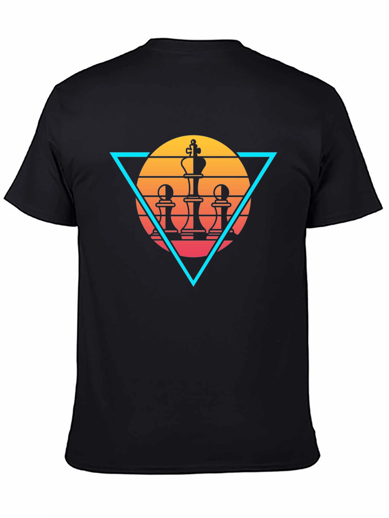 Chess King Graphic Tee - Retro Style