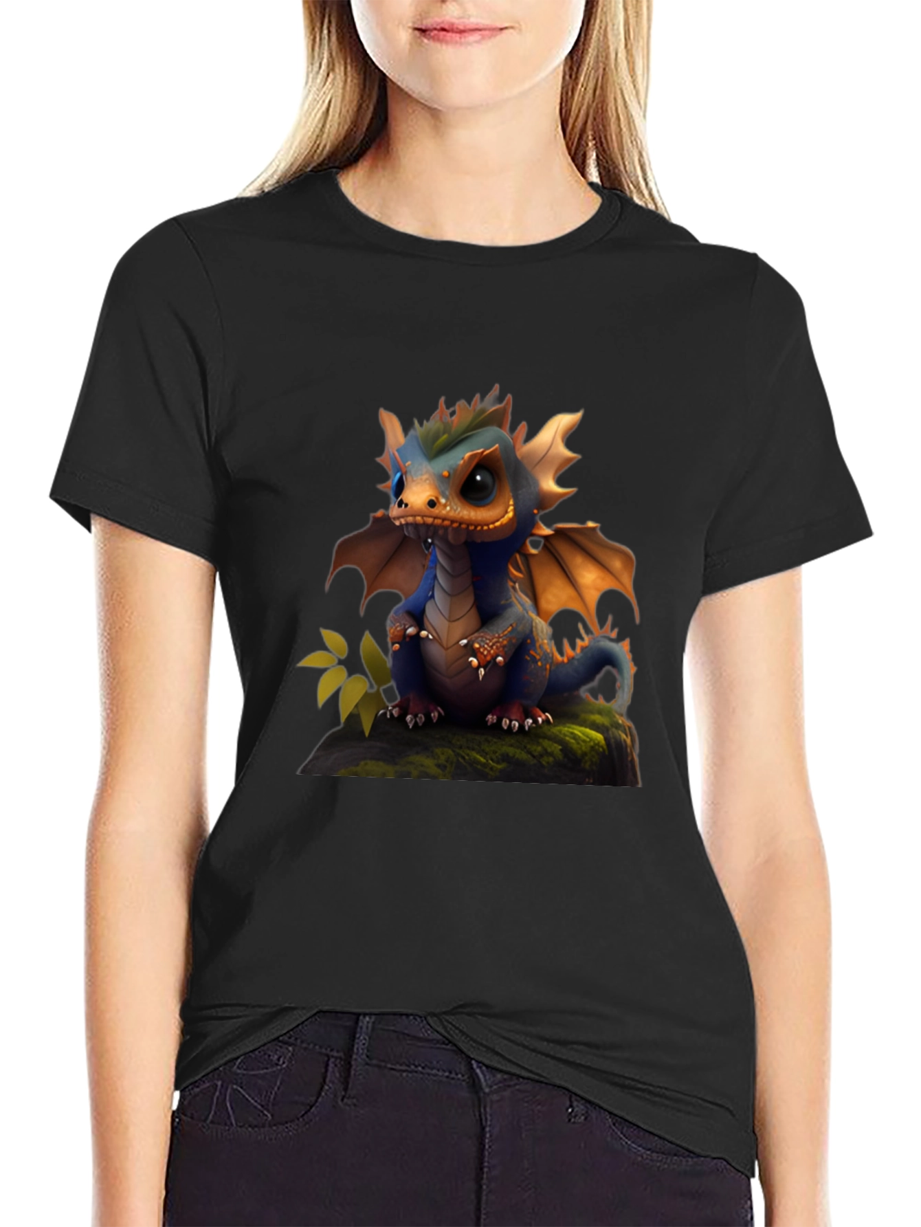 Cute Dragon Graphic T-Shirt