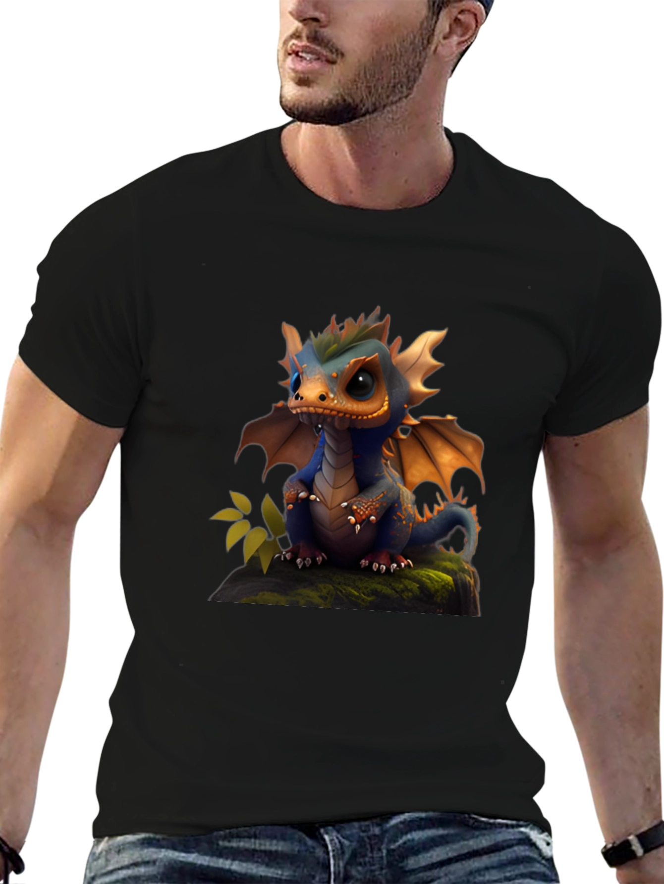 Cute Dragon Graphic T-Shirt