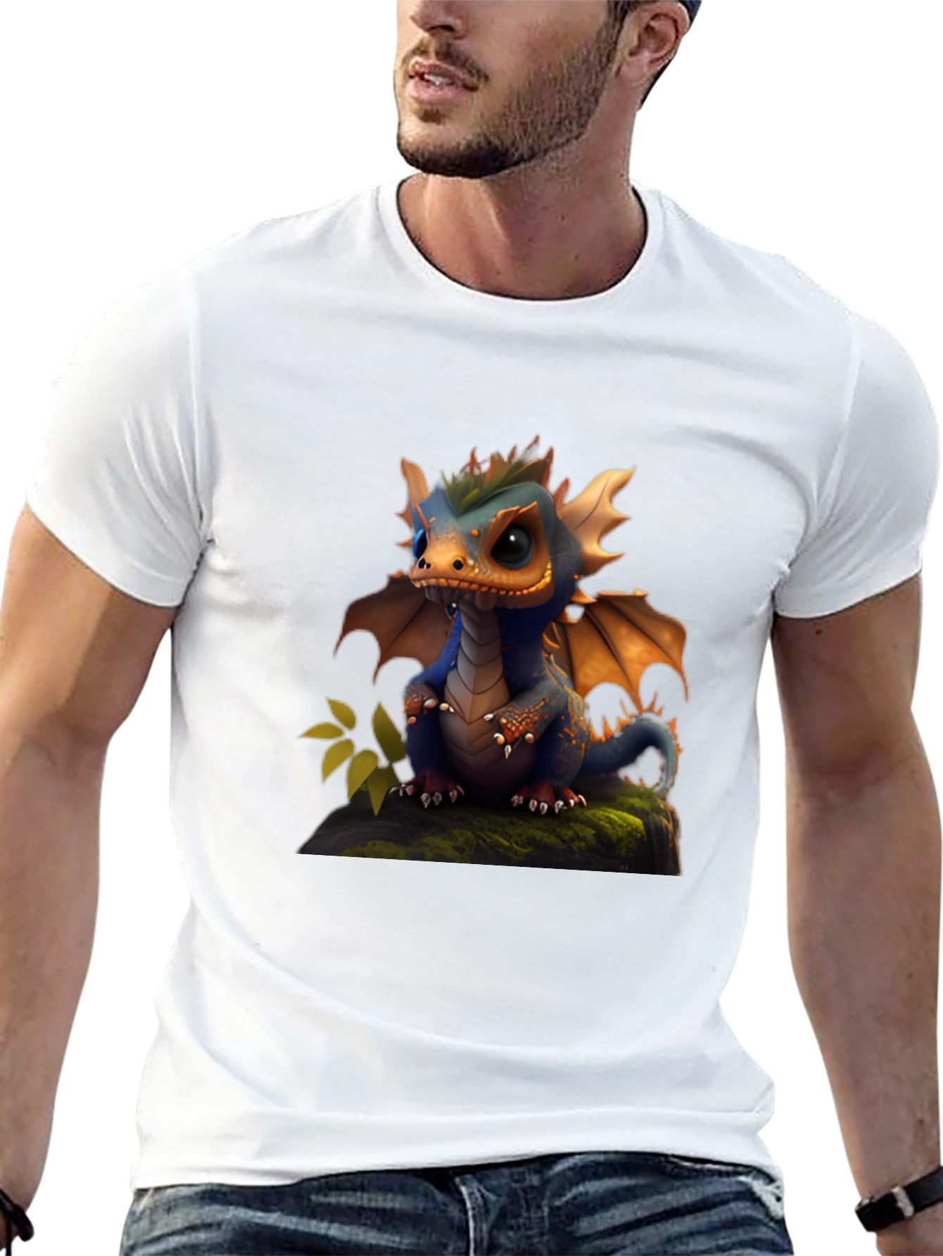 Cute Dragon Graphic T-Shirt