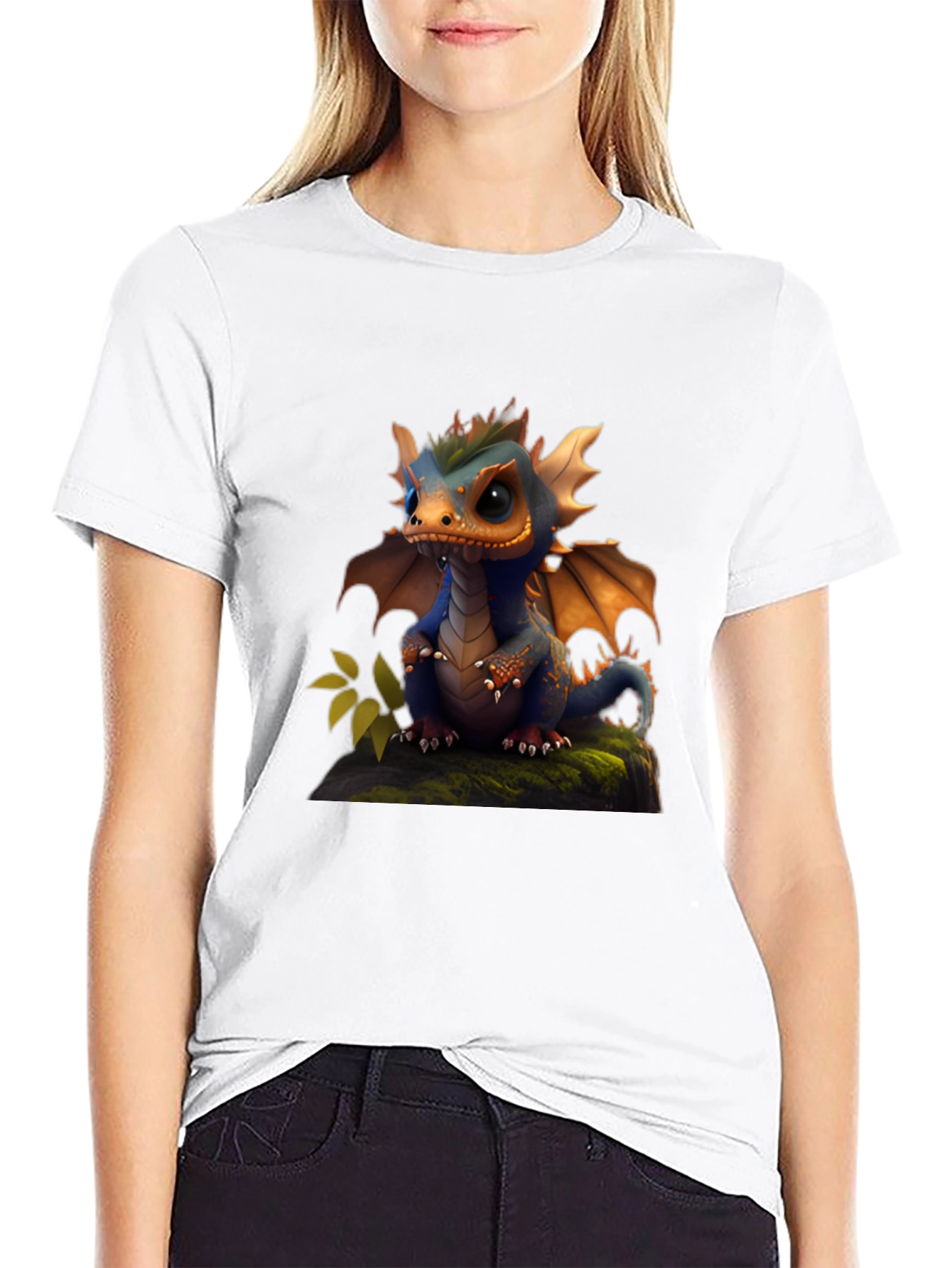 Cute Dragon Graphic T-Shirt