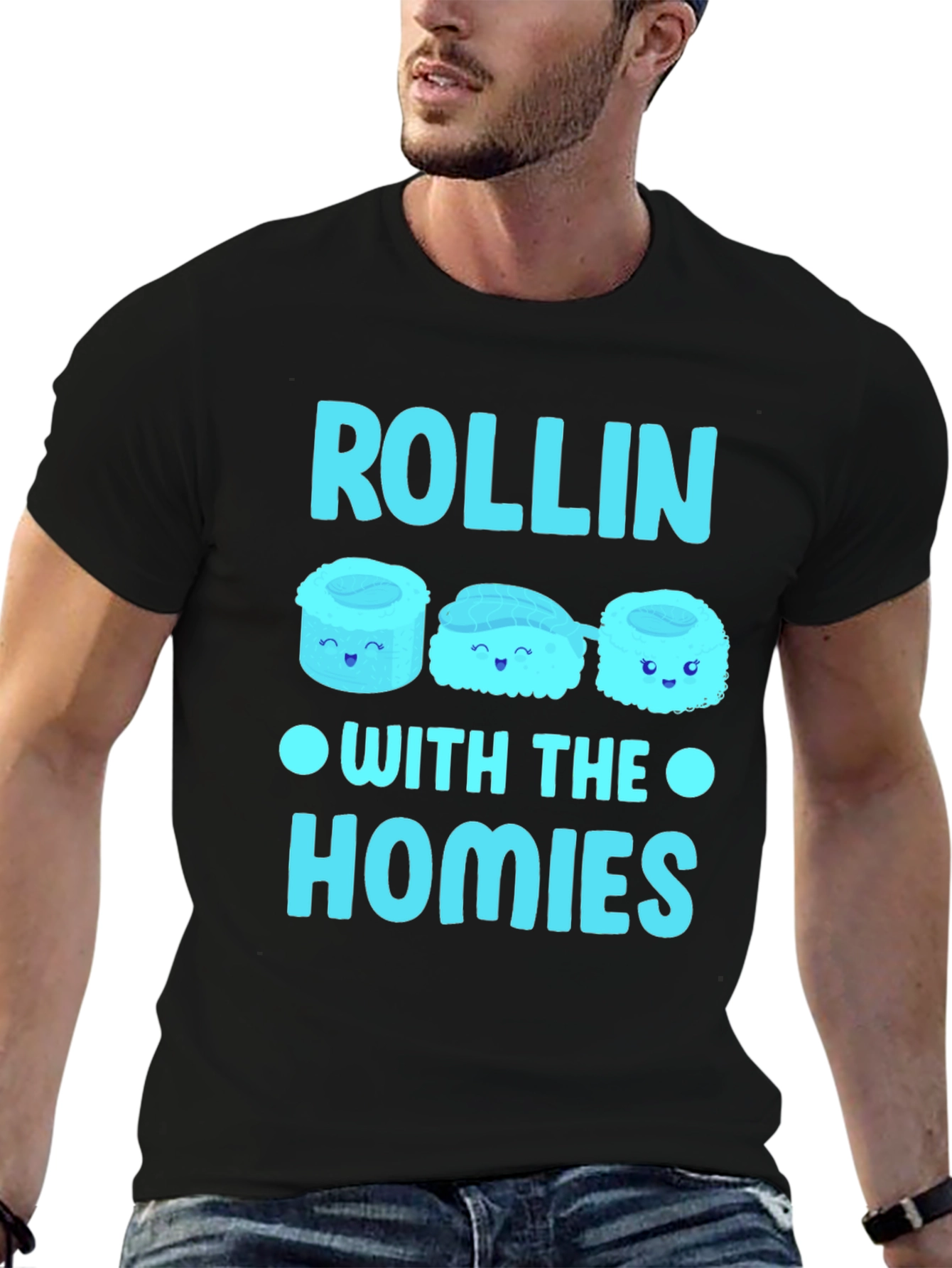 Rollin With The Homies Sushi T-Shirt