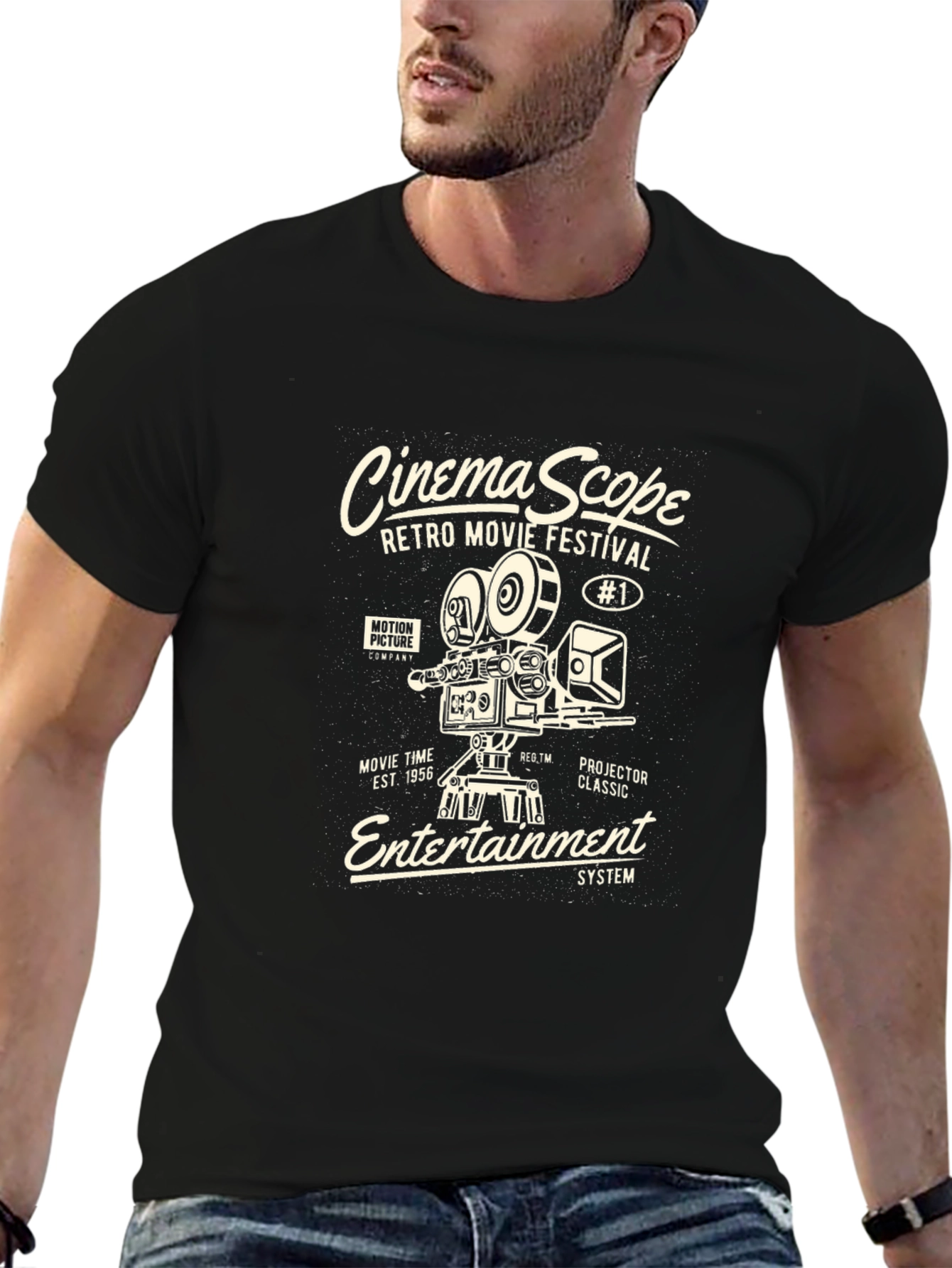 Retro CinemaScope Movie Festival T-Shirt