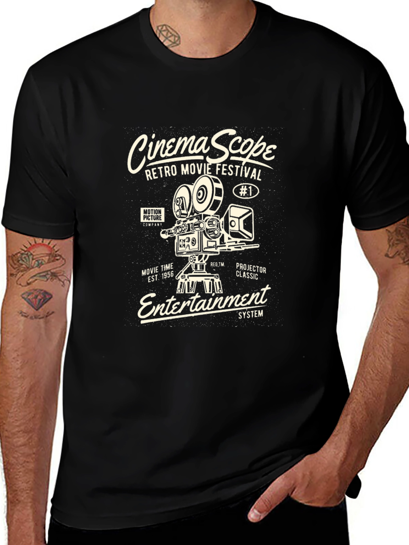Retro CinemaScope Movie Festival T-Shirt