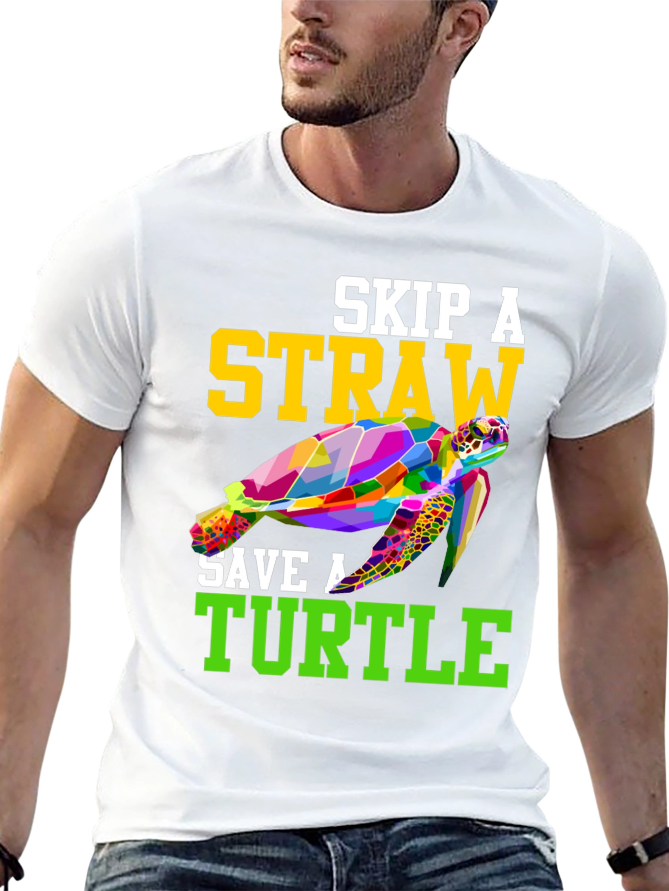 Skip A Straw Save A Turtle T-Shirt