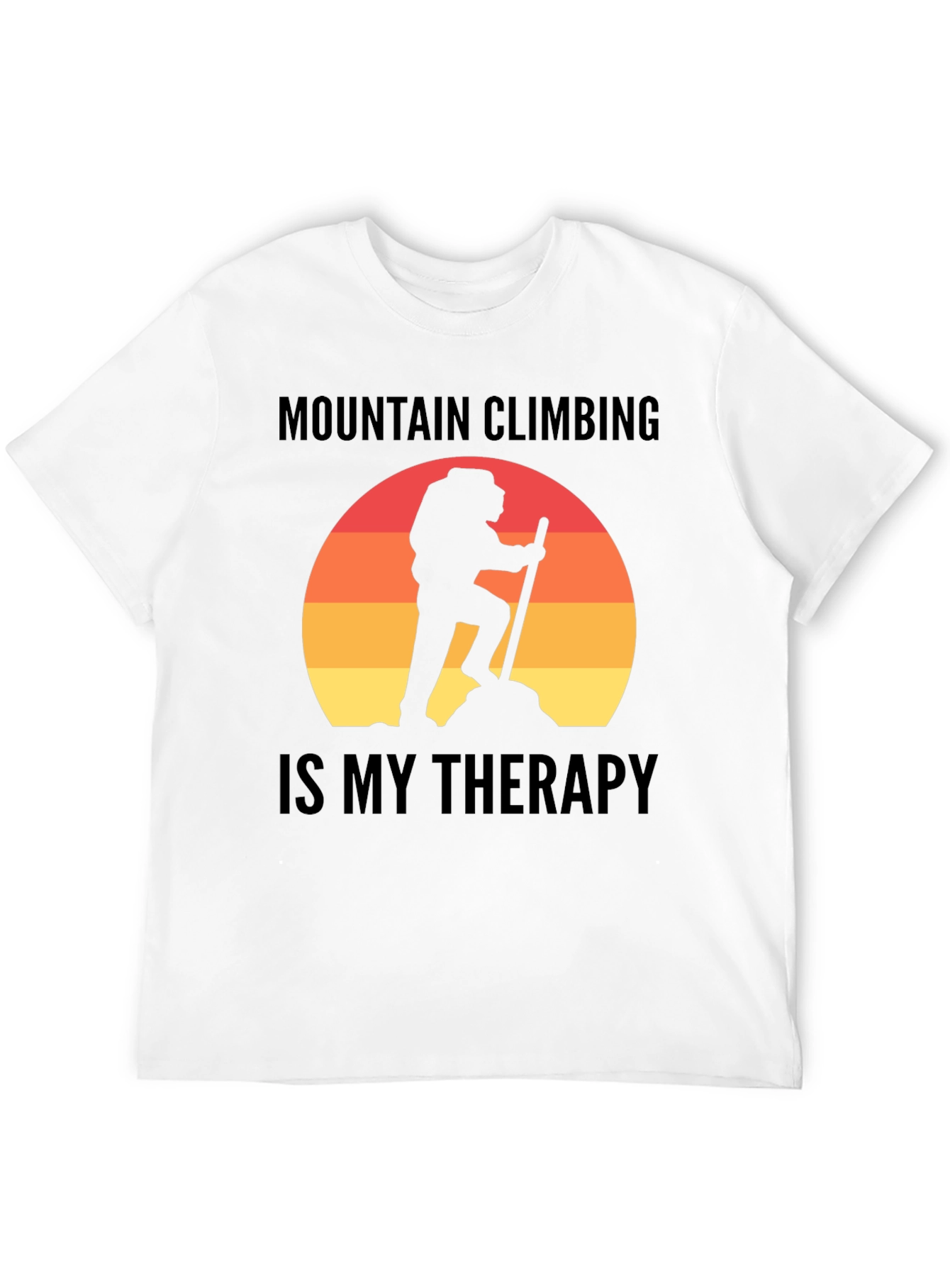 Mountain Climbing Therapy T-Shirt - Hiking Adventure Tee
