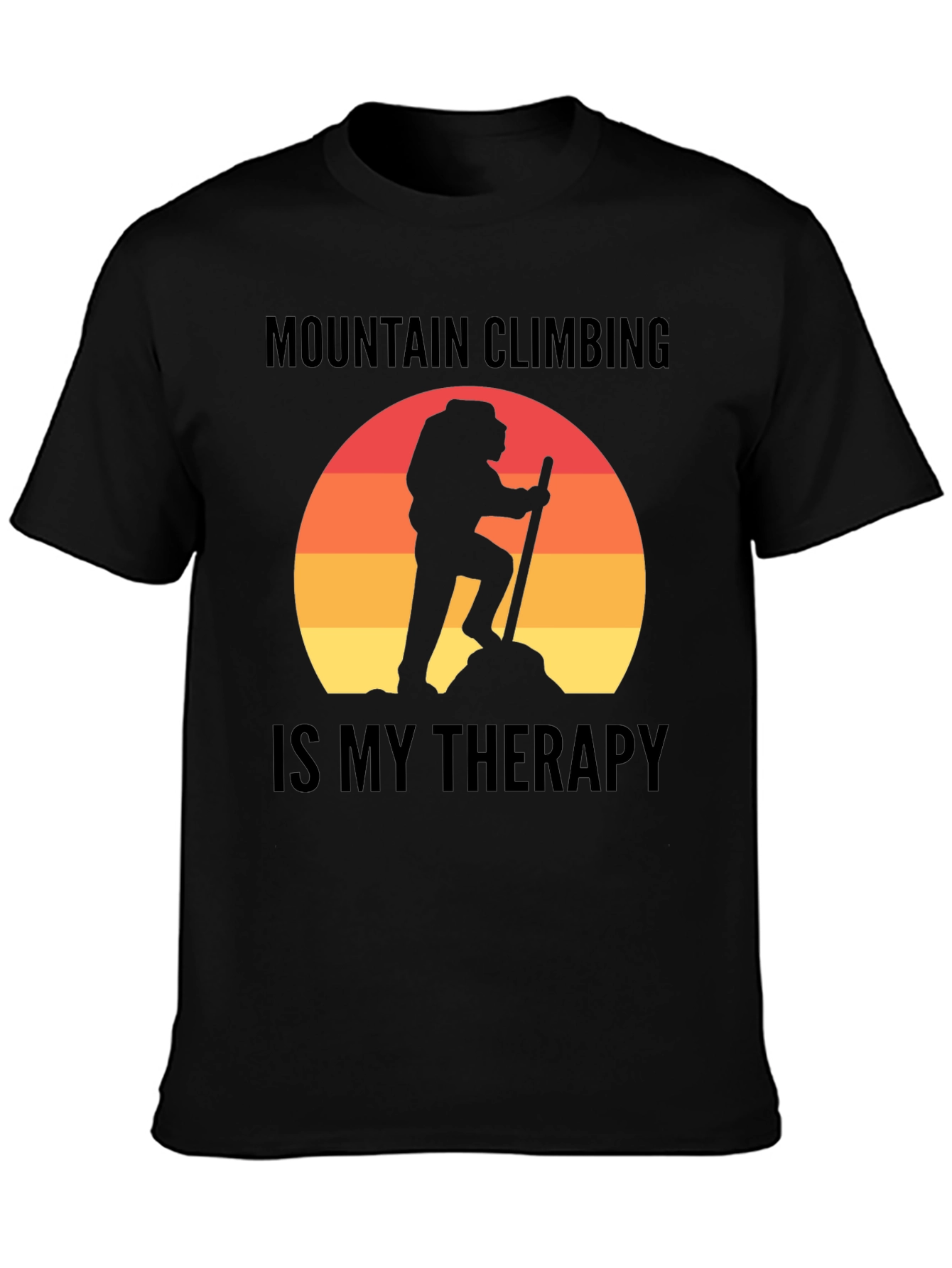 Mountain Climbing Therapy T-Shirt - Hiking Adventure Tee