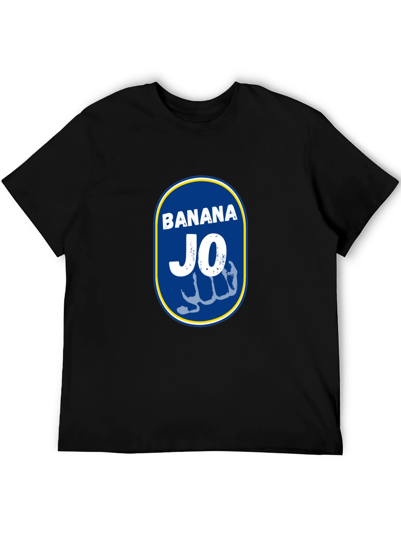 Banana Jo Graphic Tee - Black Cotton T-Shirt