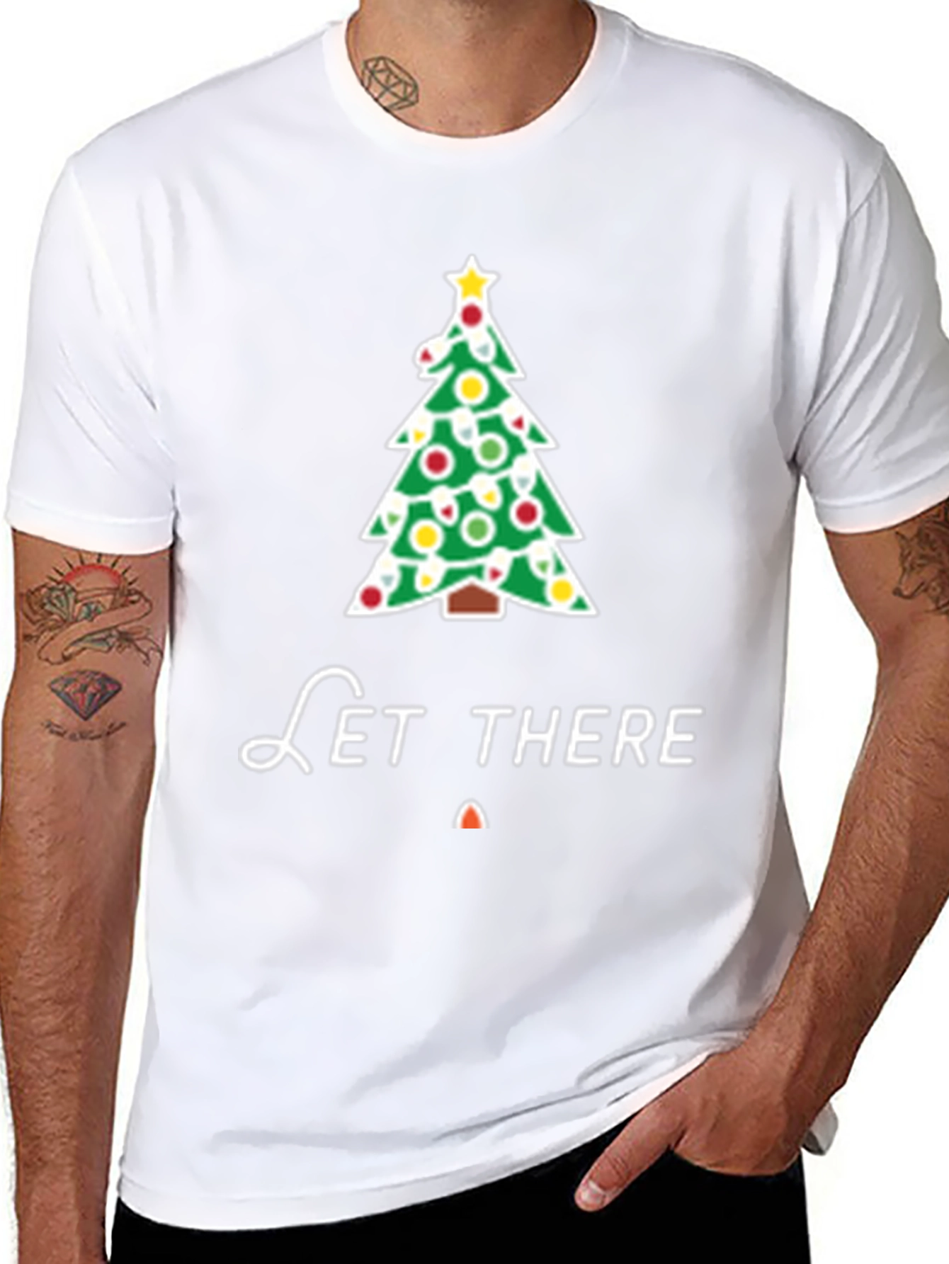 Let There Be Light Christmas T-Shirt
