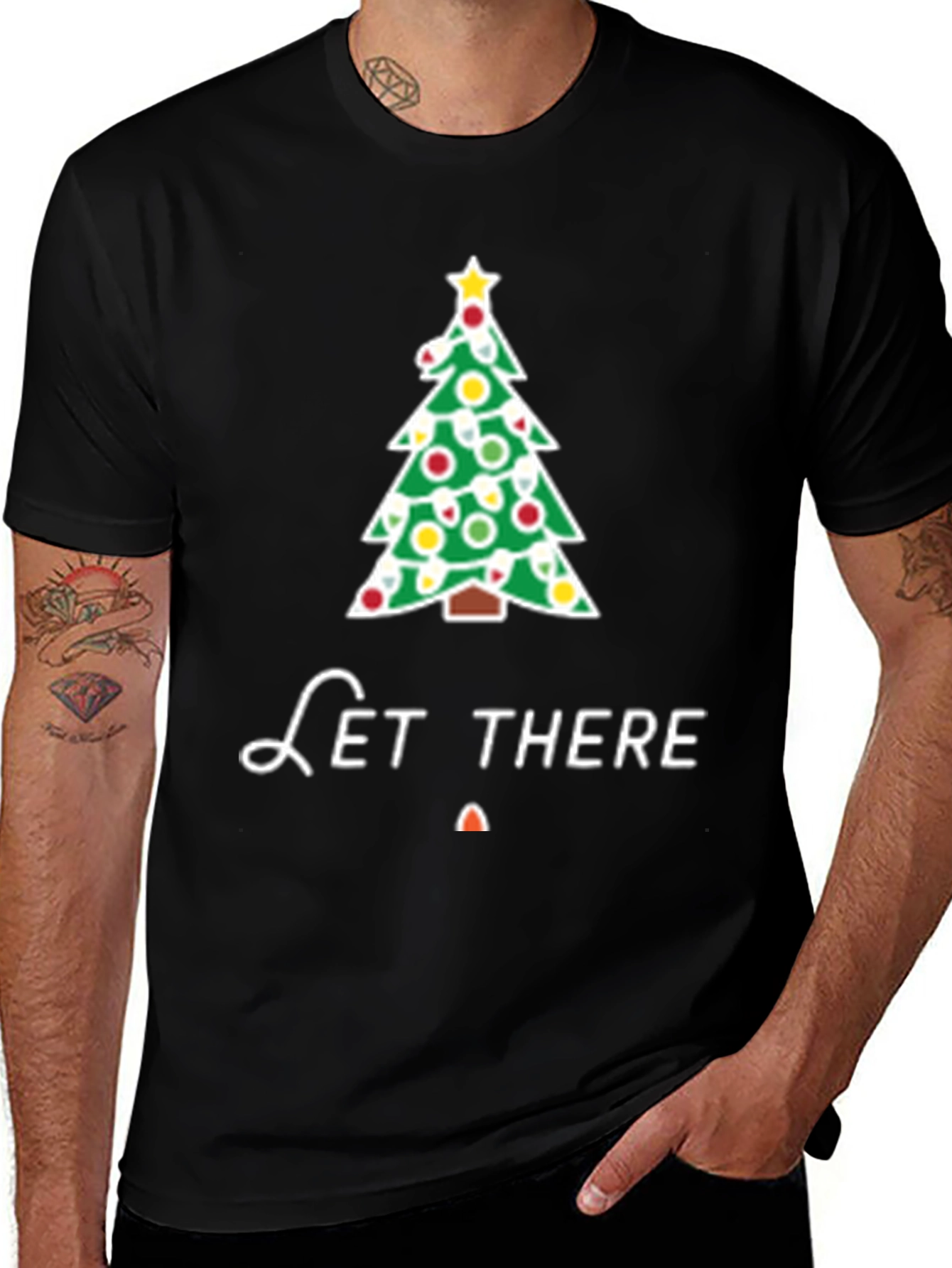 Let There Be Light Christmas T-Shirt