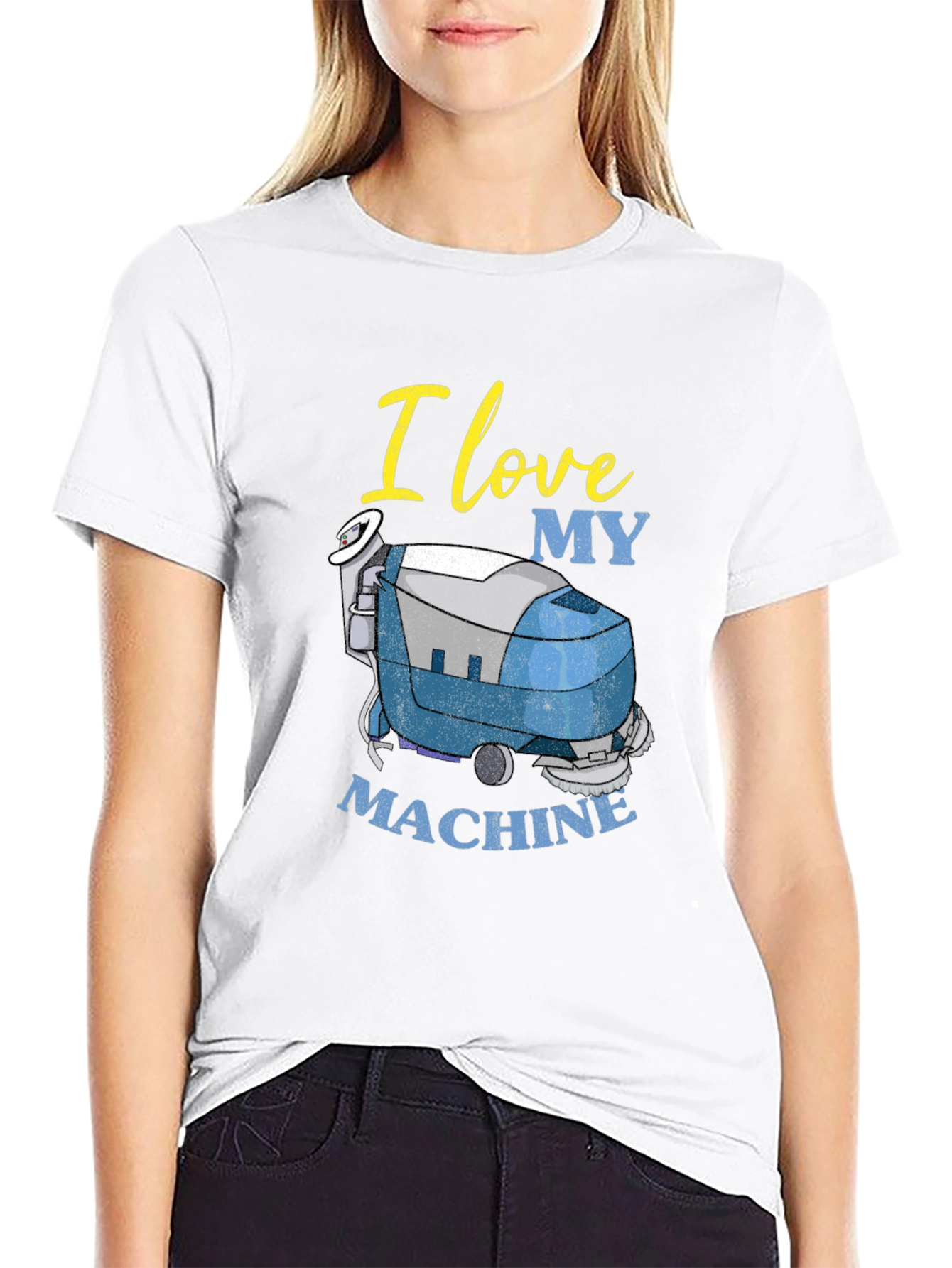 I Love My Machine T-Shirt - Cleaning Crew Apparel