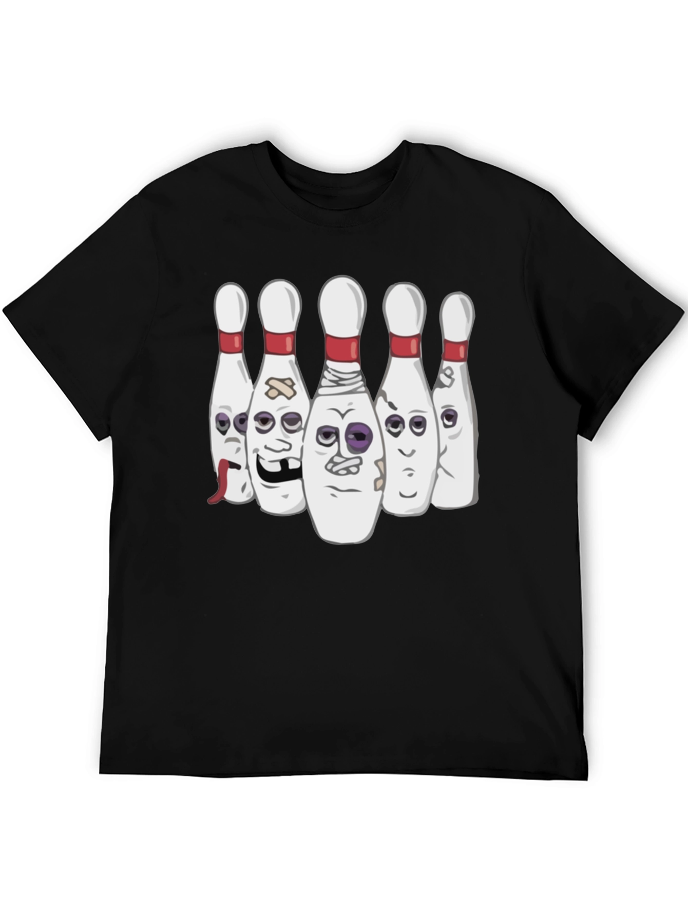 Bowling Pin Cartoon T-Shirt