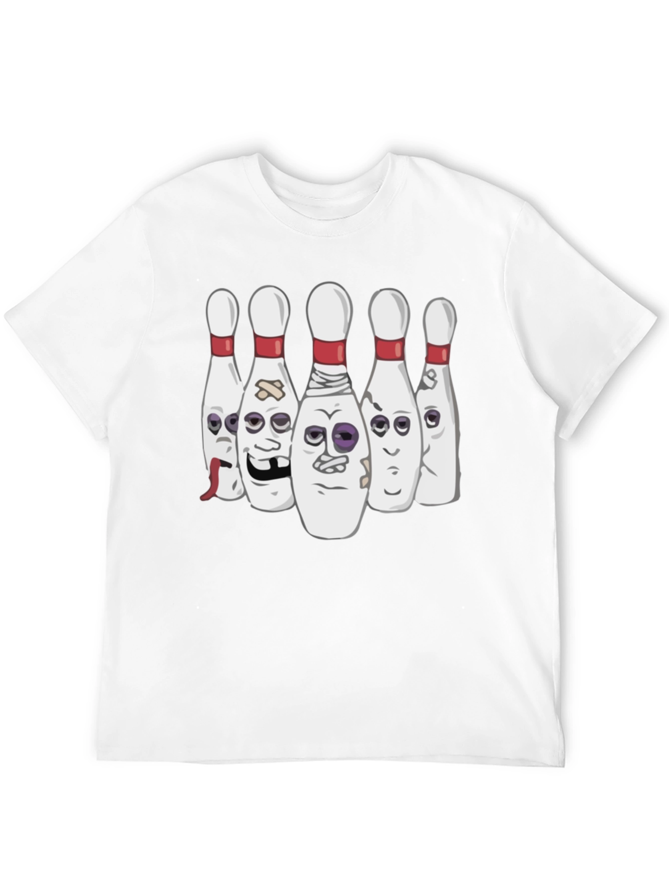 Bowling Pin Cartoon T-Shirt