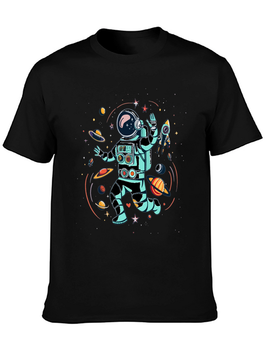 Astronaut Space Adventure Graphic Tee
