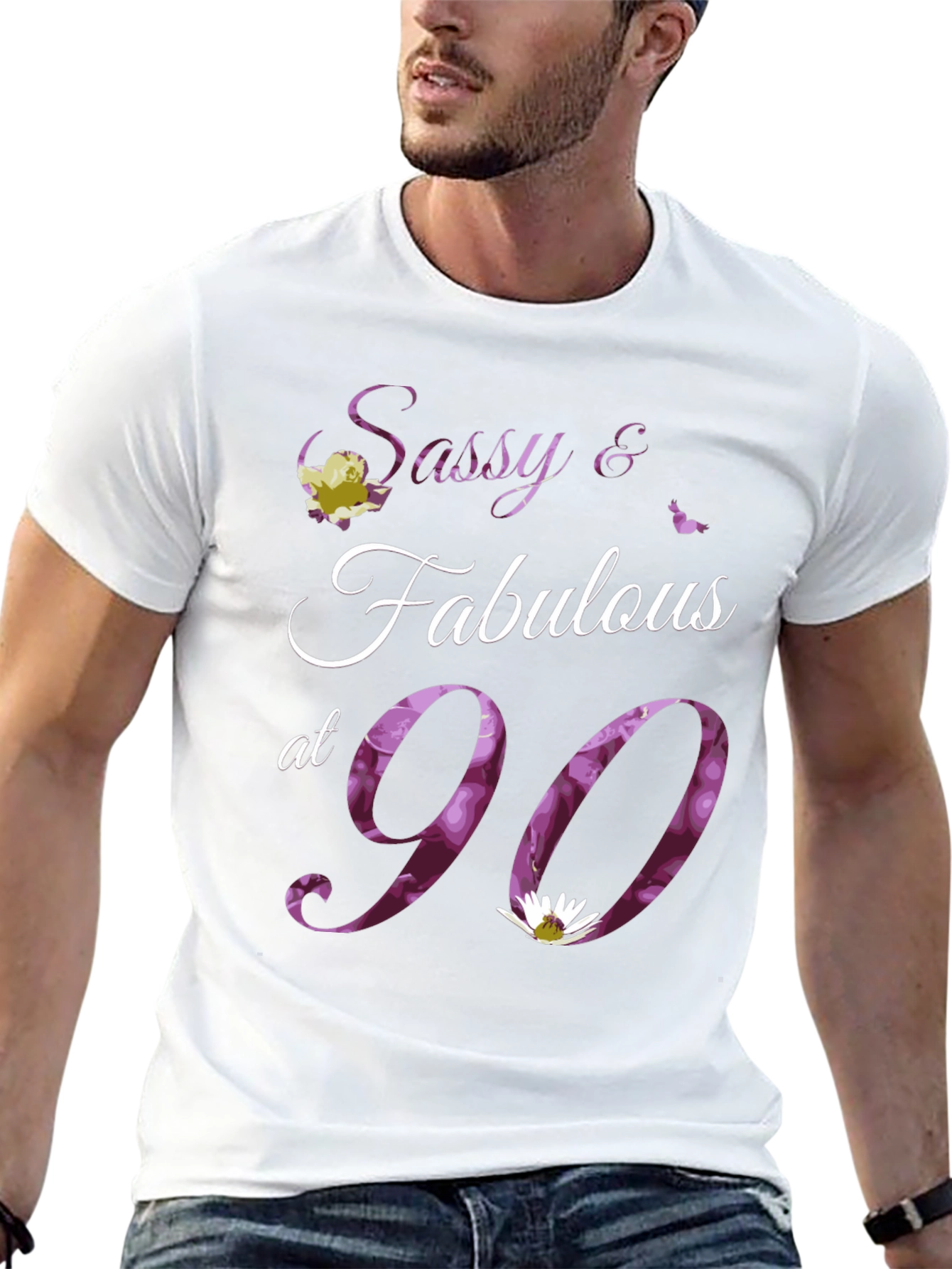 Sassy & Fabulous at 90 Birthday T-Shirt