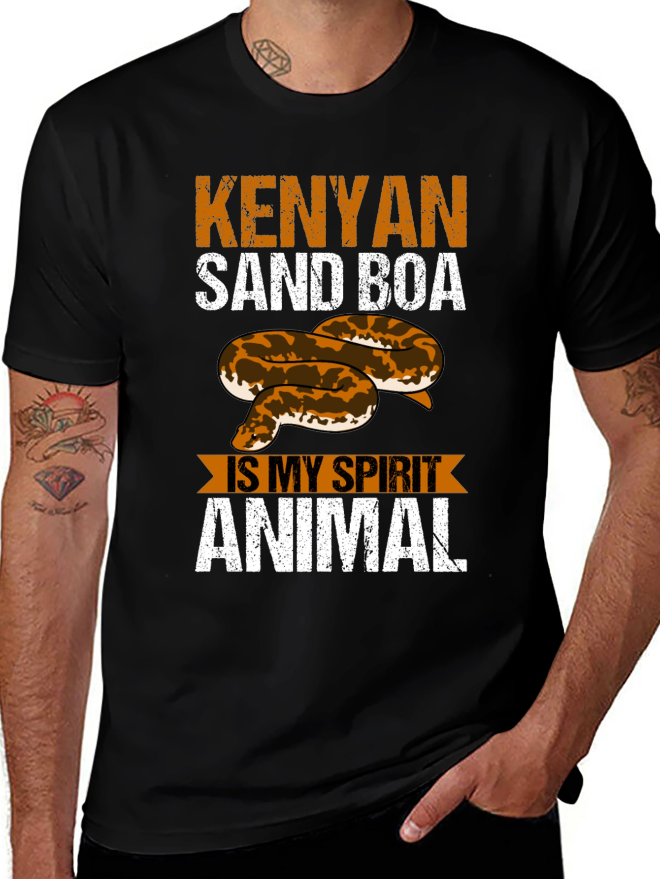 Kenyan Sand Boa Spirit Animal T-Shirt