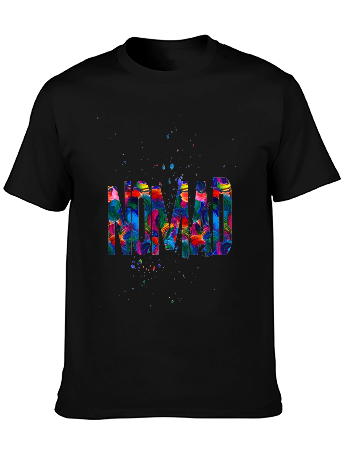 Nomad Graphic Tee - Vibrant Artistic Design