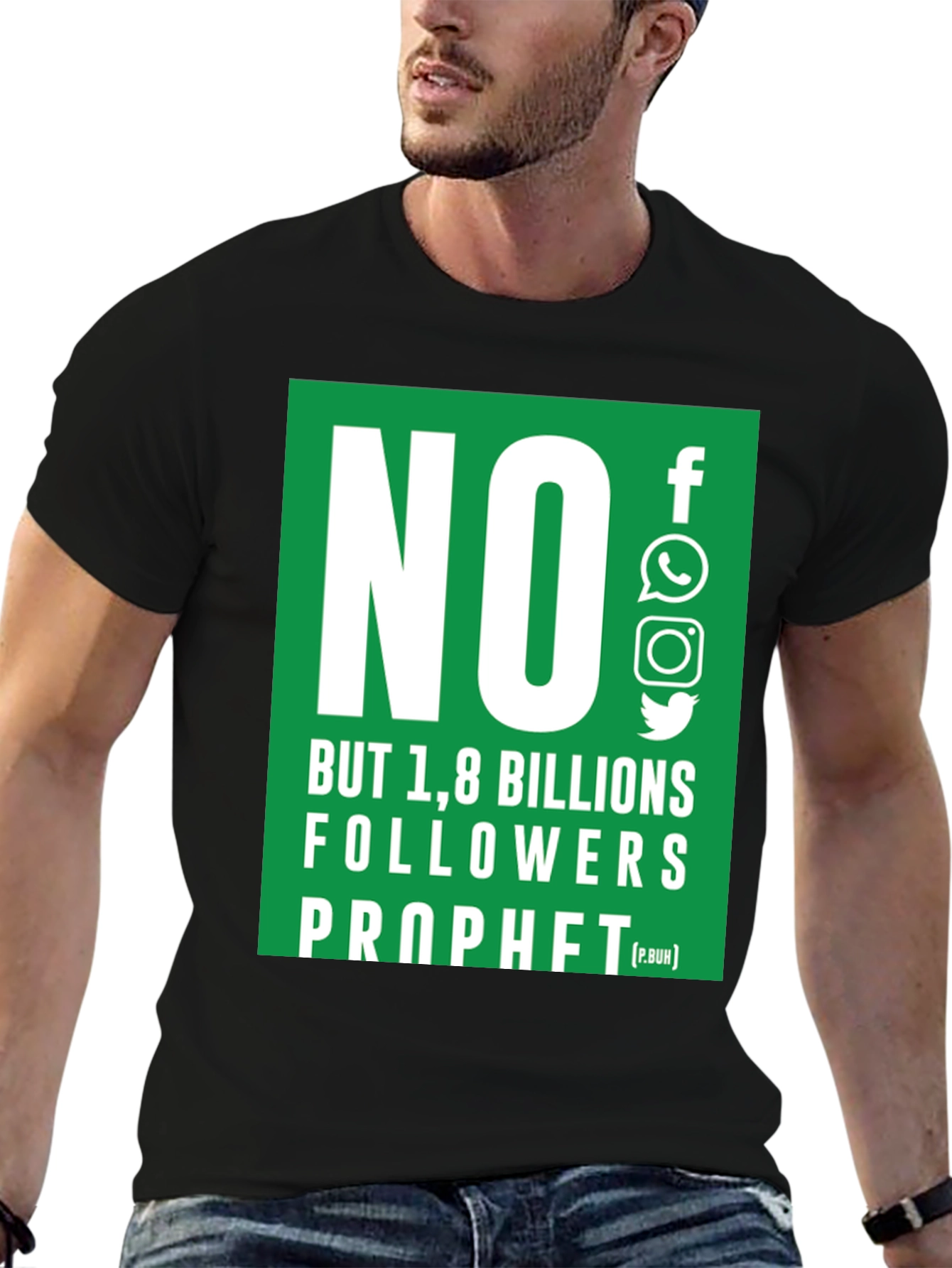 No Followers Prophet T-Shirt - Social Media Humor