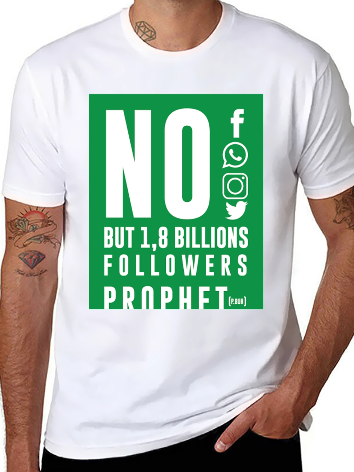 No Followers Prophet T-Shirt - Social Media Humor