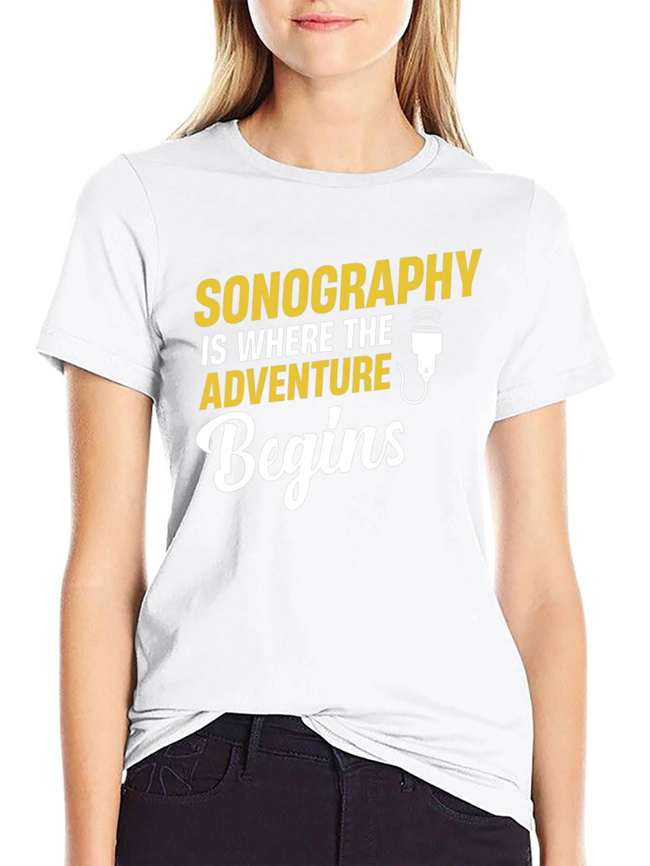 Sonography Adventure T-Shirt - Medical Imaging Tee