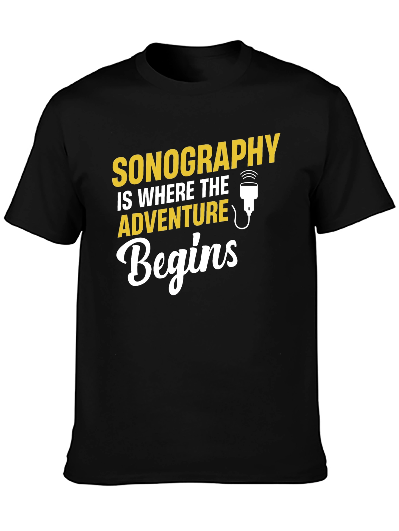 Sonography Adventure T-Shirt - Medical Imaging Tee