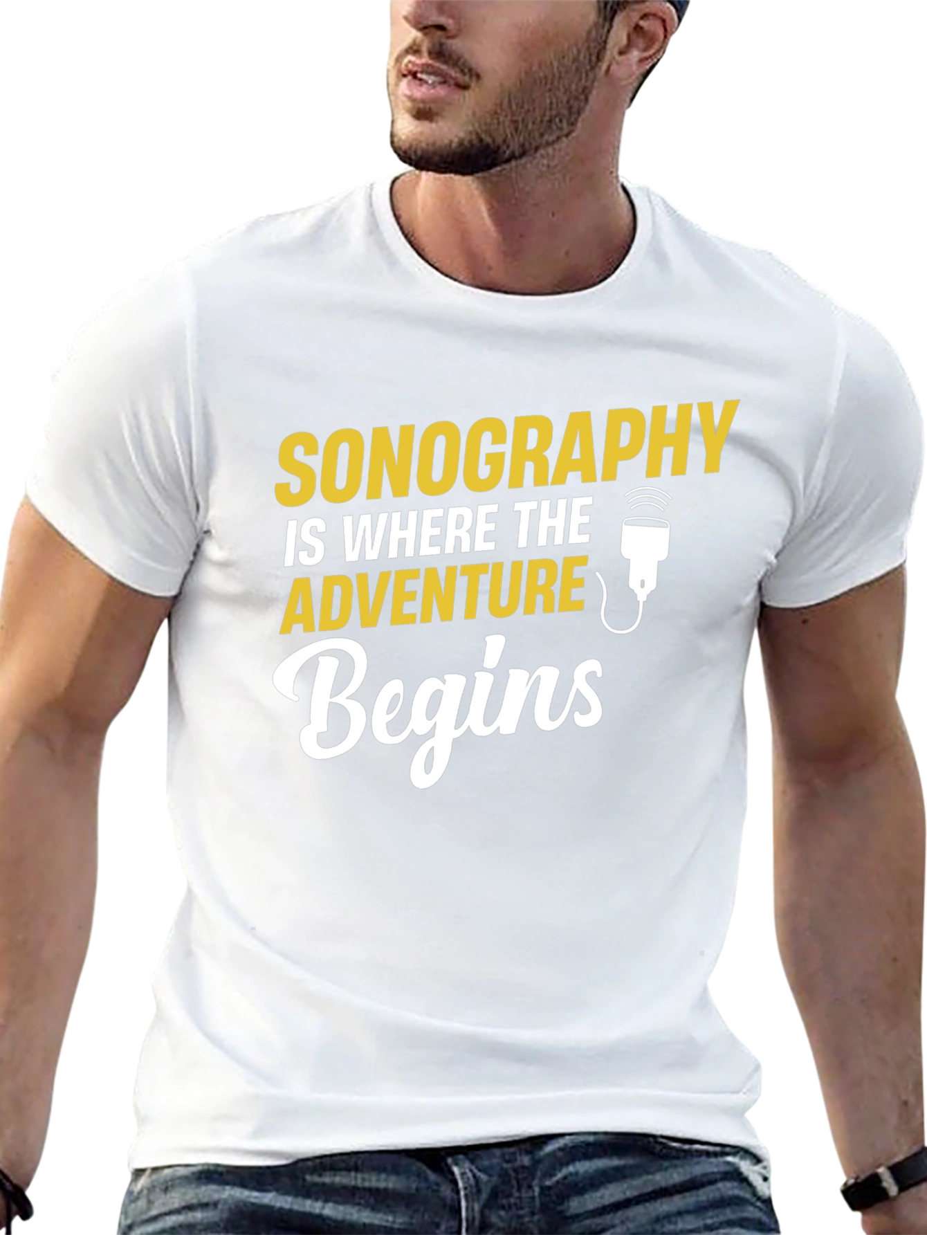 Sonography Adventure T-Shirt - Medical Imaging Tee