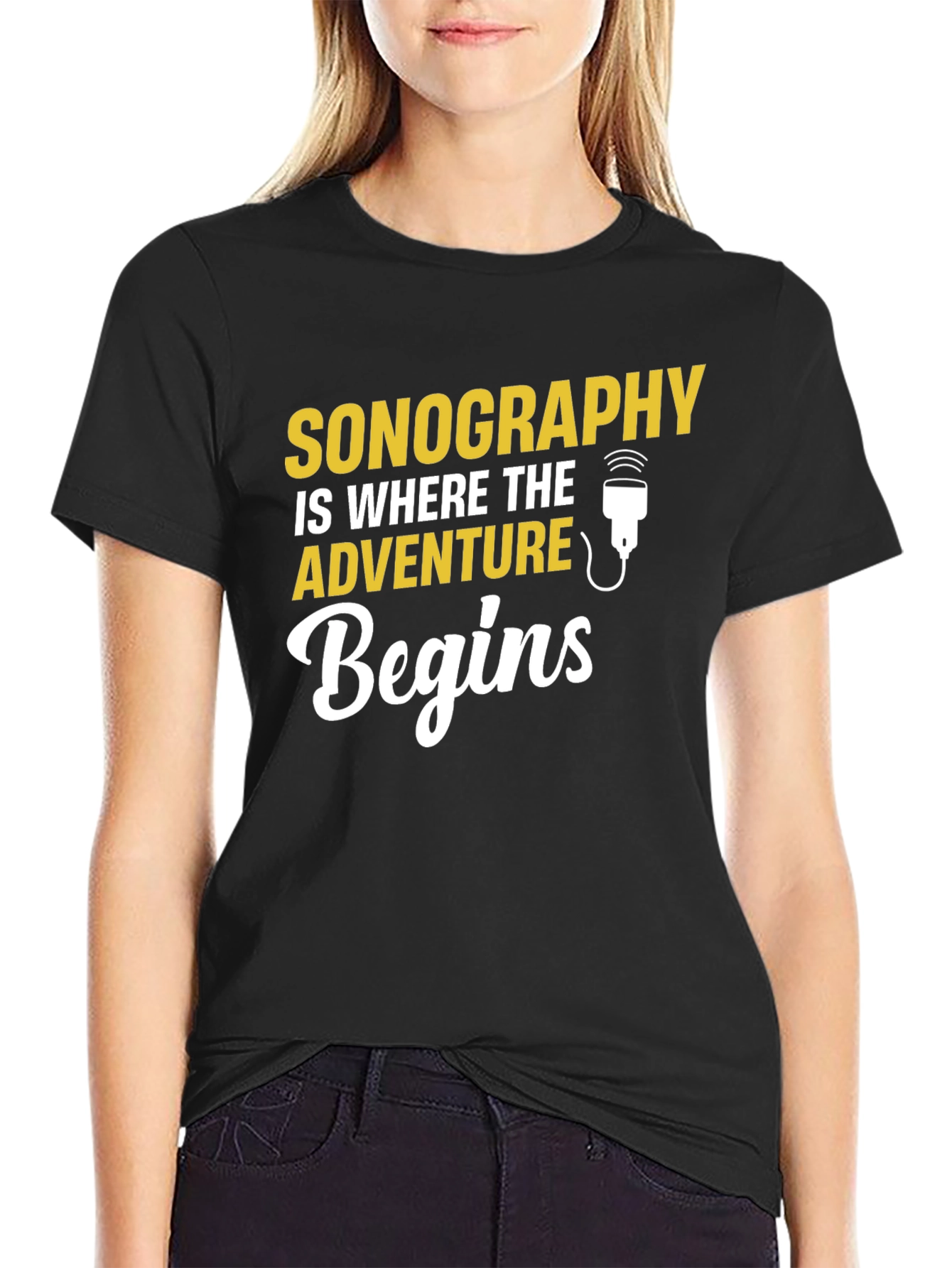 Sonography Adventure T-Shirt - Medical Imaging Tee