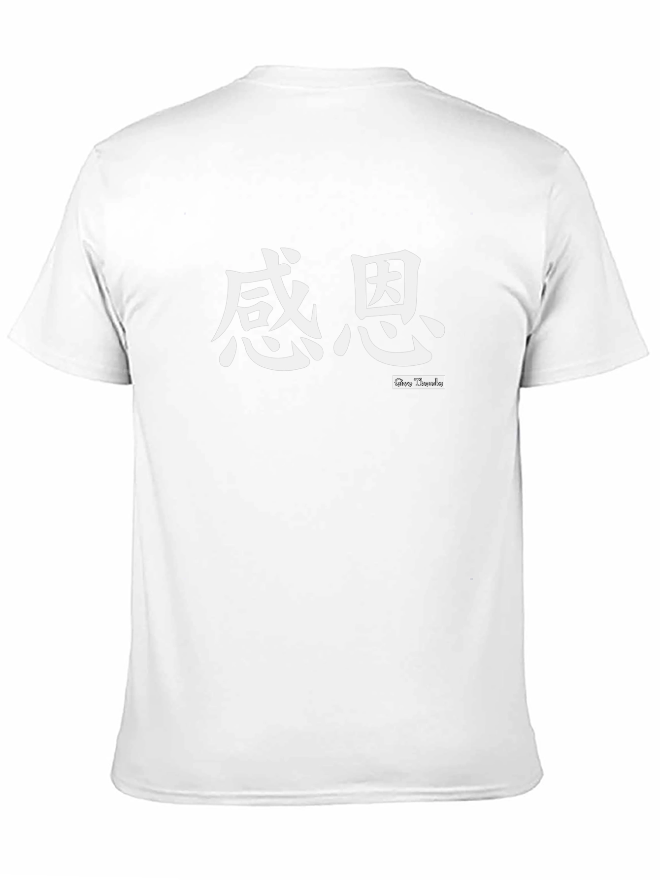 Gratitude T-Shirt - Chinese Text Graphic Tee