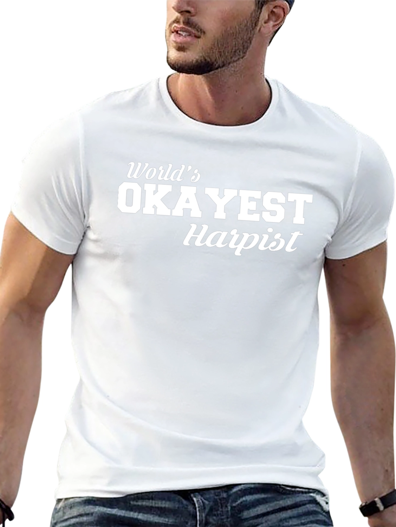 Worlds Okayest Harpist T-Shirt
